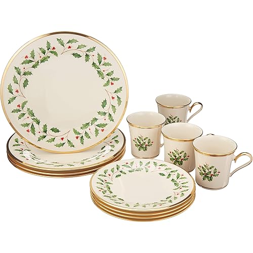 Lenox Holiday 12-Piece Dinnerware Set