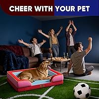 Vista 314 de Comfort Expression - Cama ortopédica para perros extragrandes, 53 x 42 pulgadas, cama impermeable y de apoyo de espuma con cojines removibles