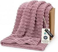 Vista 22 de Bedsure GentleSoft - Manta de forro polar gris tamaño Queen para sofá, mantas suaves y acogedoras para mujer, lindas mantas pequeñas para niñas, 90