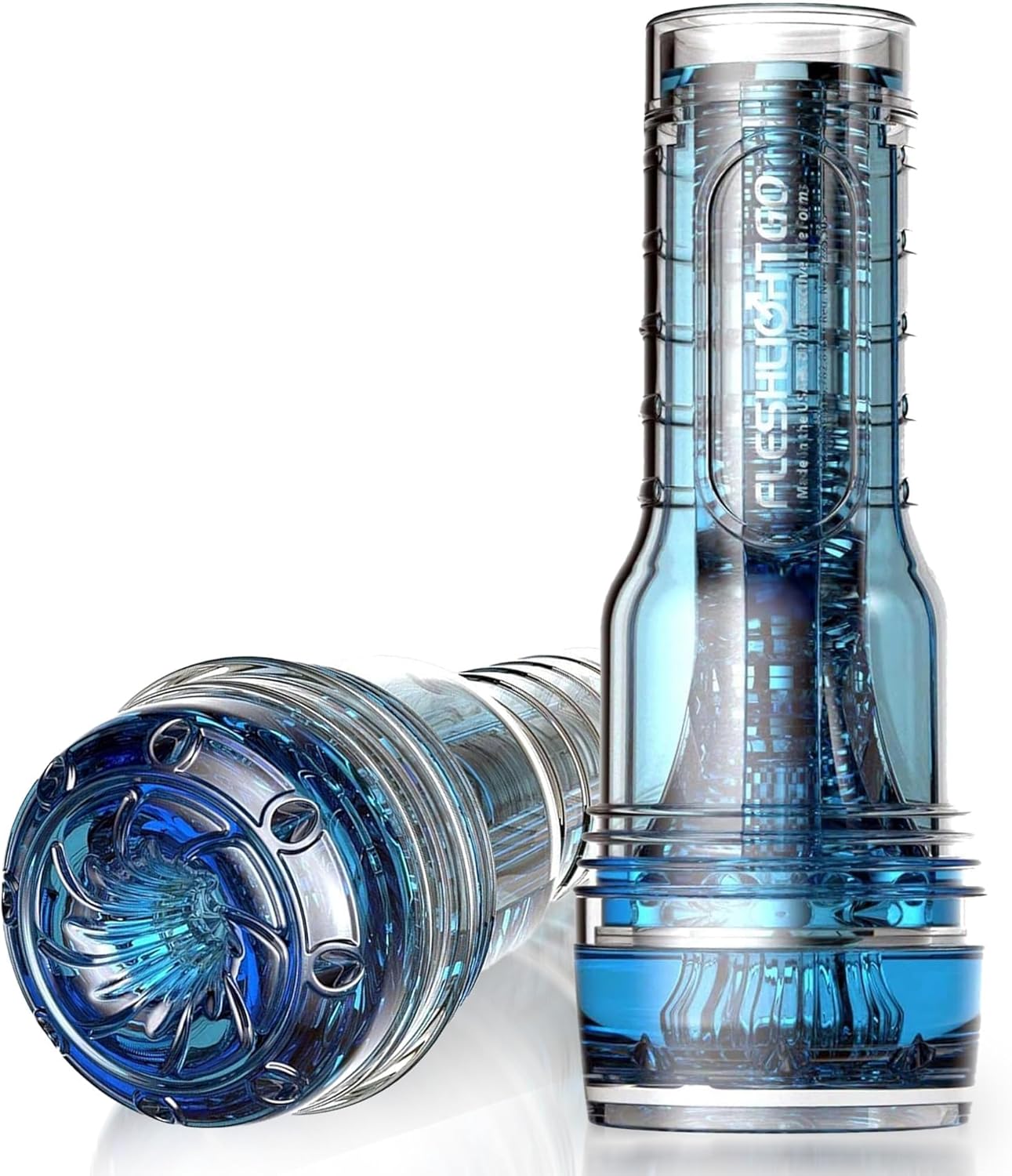 Adam and Eve Adam's Trainer by Fleshlight, Intensity Chambers to Enhance Stimulation, Male Masturbator Sex Toy, Electric Pocket Pussy Autoblow, 8.5 Inch, Clear