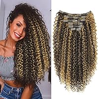 Vista 22 de Extensiones de cabello sintético con clip en 140G, lote de 7 piezas de cabello de fibra japonesa resistente al calor, ondas profundas/cuerpo