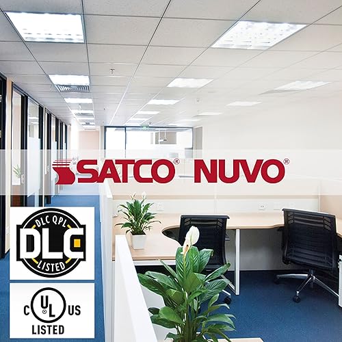 Miniatura 2 de Satco Paquete de 25 número de pieza S49946 8 vatios LED T8 de 2 pies base mediana de dos pines 3000 K 50000 horas nominales promedio 1250 lúmenes