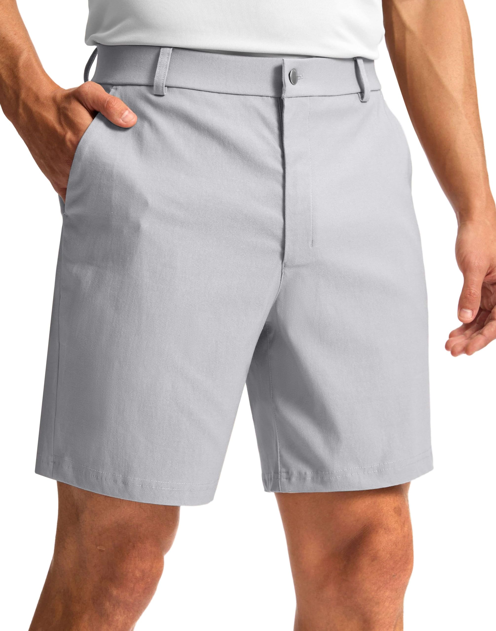 Men's G Gradual Golf Dress Shorts 7"/9" Stretch Casual Work Flat Front Shorts
| G Gradual Men's Quick Dry 7"/9" Stretch 