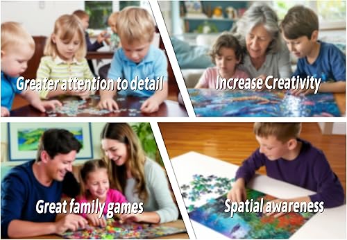 Miniatura 6 de Rompecabezas de 1000 piezas de rompecabezas de parque nacional, juguetes familiares, rompecabezas de paisaje de póster de viaje, rompecabezas de