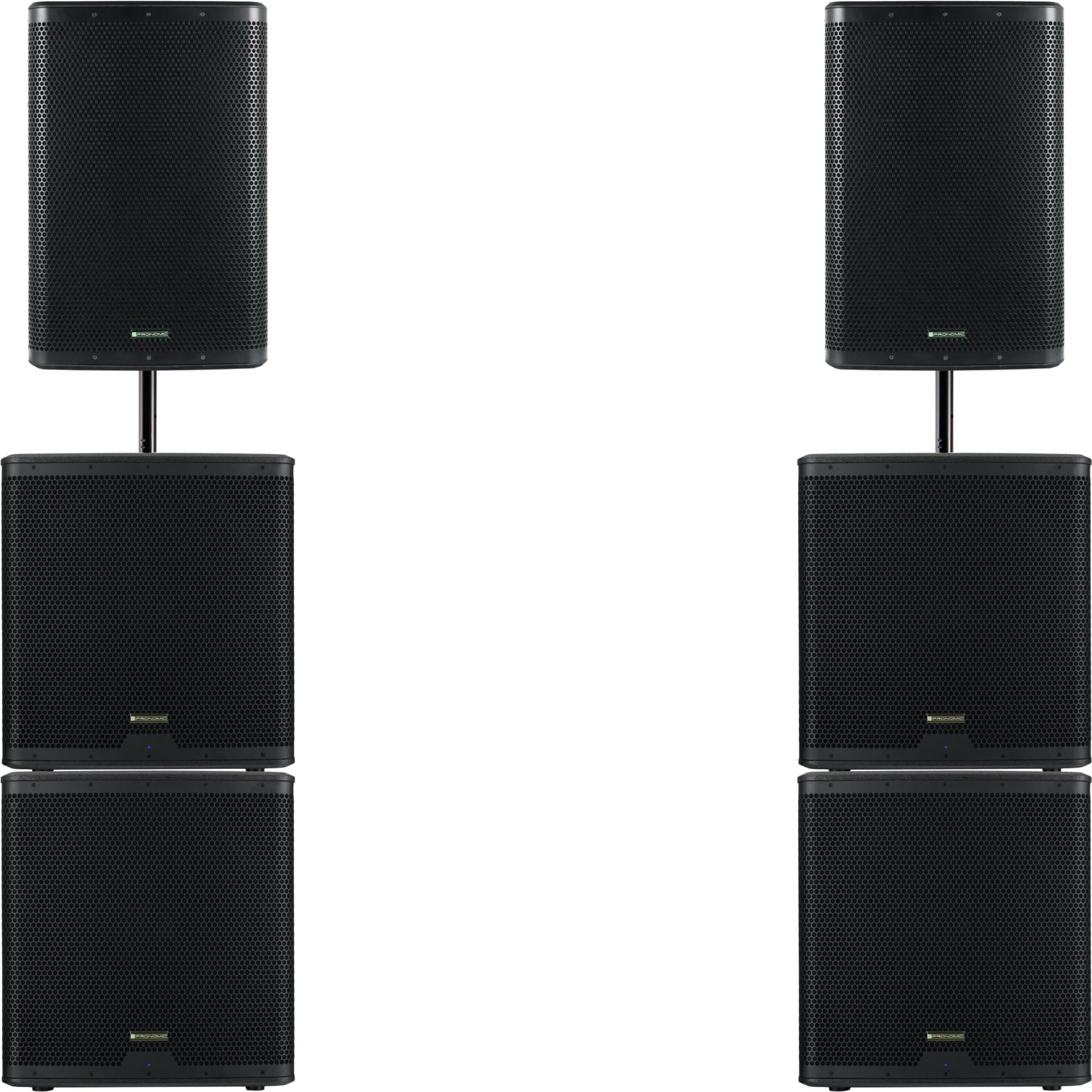 Pronomic C-118SA/215MA System PA Aktywny, 4200 W RMS