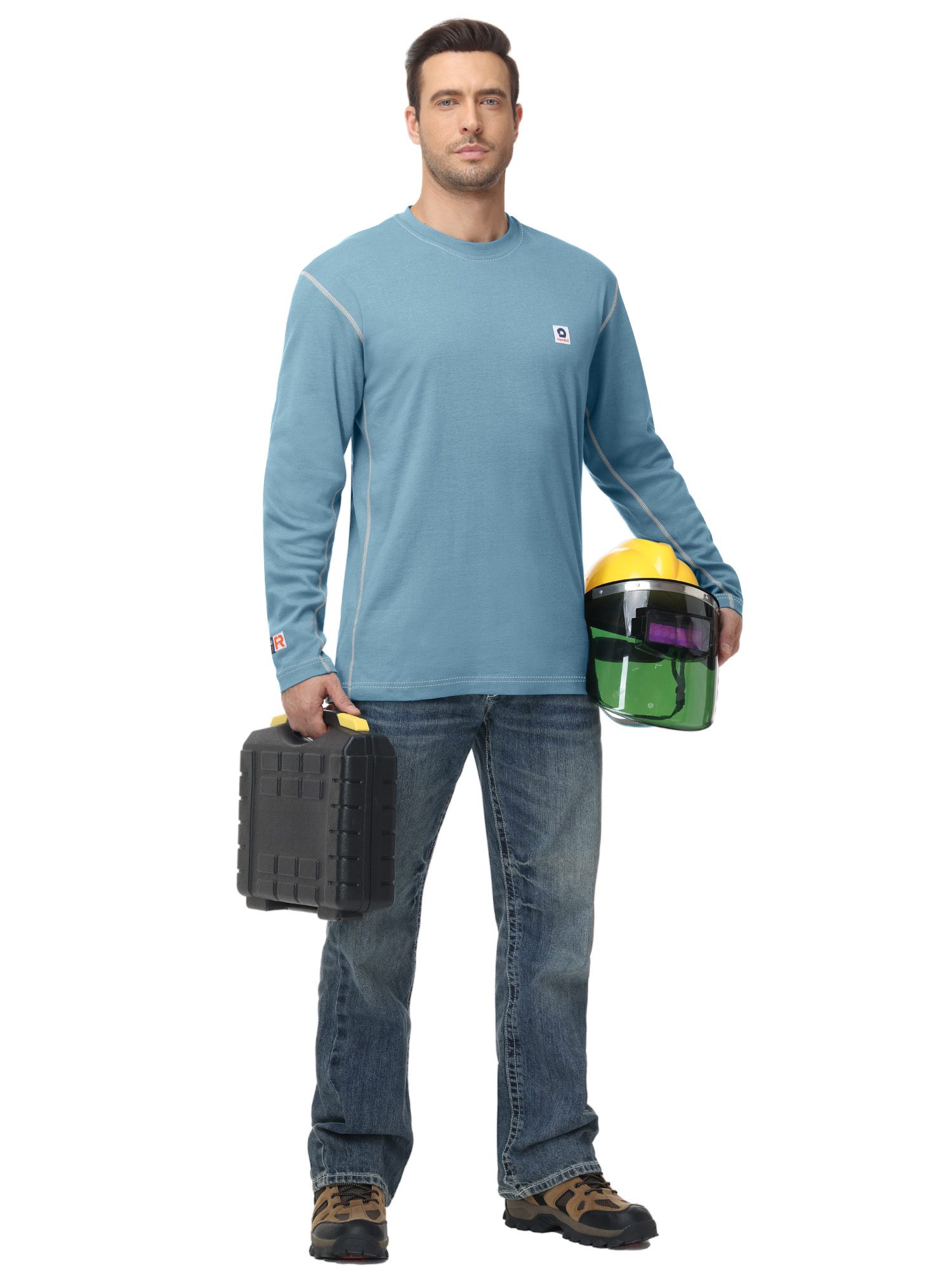 Amazon.com: VANDISI FR Shirts for Men 6.5oz Lightweight Fire