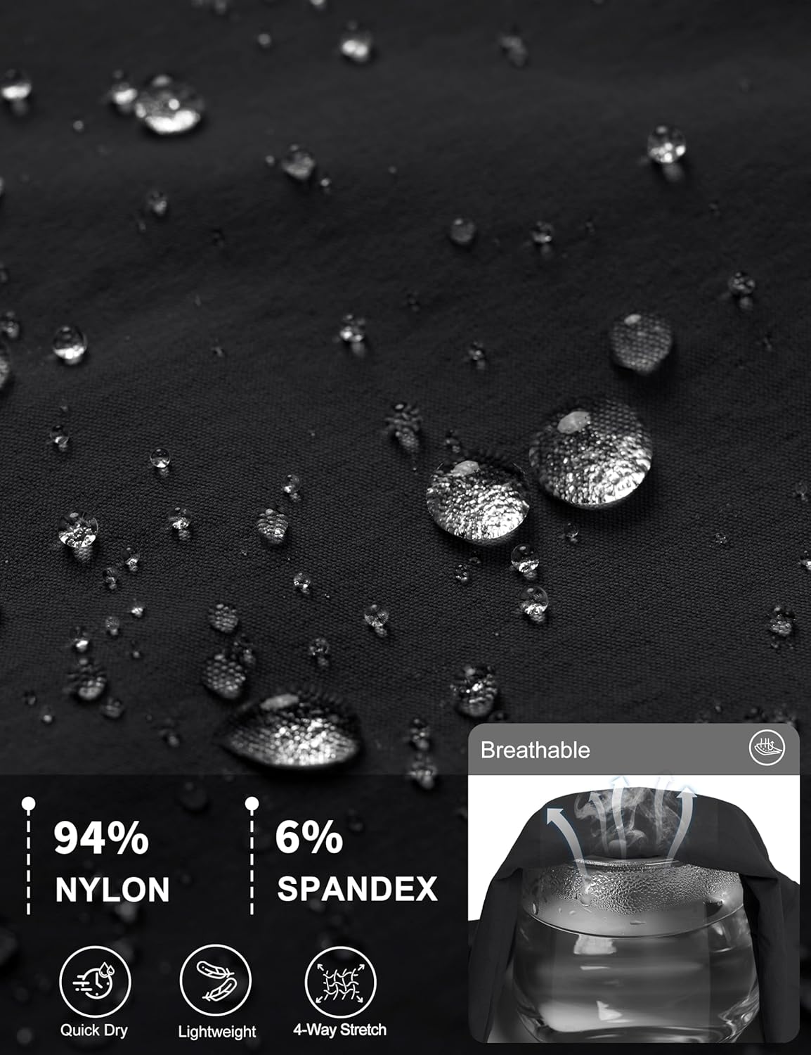 MAGCOMSEN Women's 7" Hiking Cargo Shorts Quick Dry Lightweight Golf Athlectic Casual Trendy Shorts with 5 Pockets - Image 5