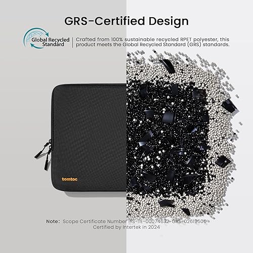 Vista 6 de tomtoc 360° Protective Laptop Sleeve for 14-inch MacBook Pro M5/M4/M3/M2/M1 Pro/Max A3434 A3112 A3401 A3185 A2992 A2918 2025-2021, Water-Resistant