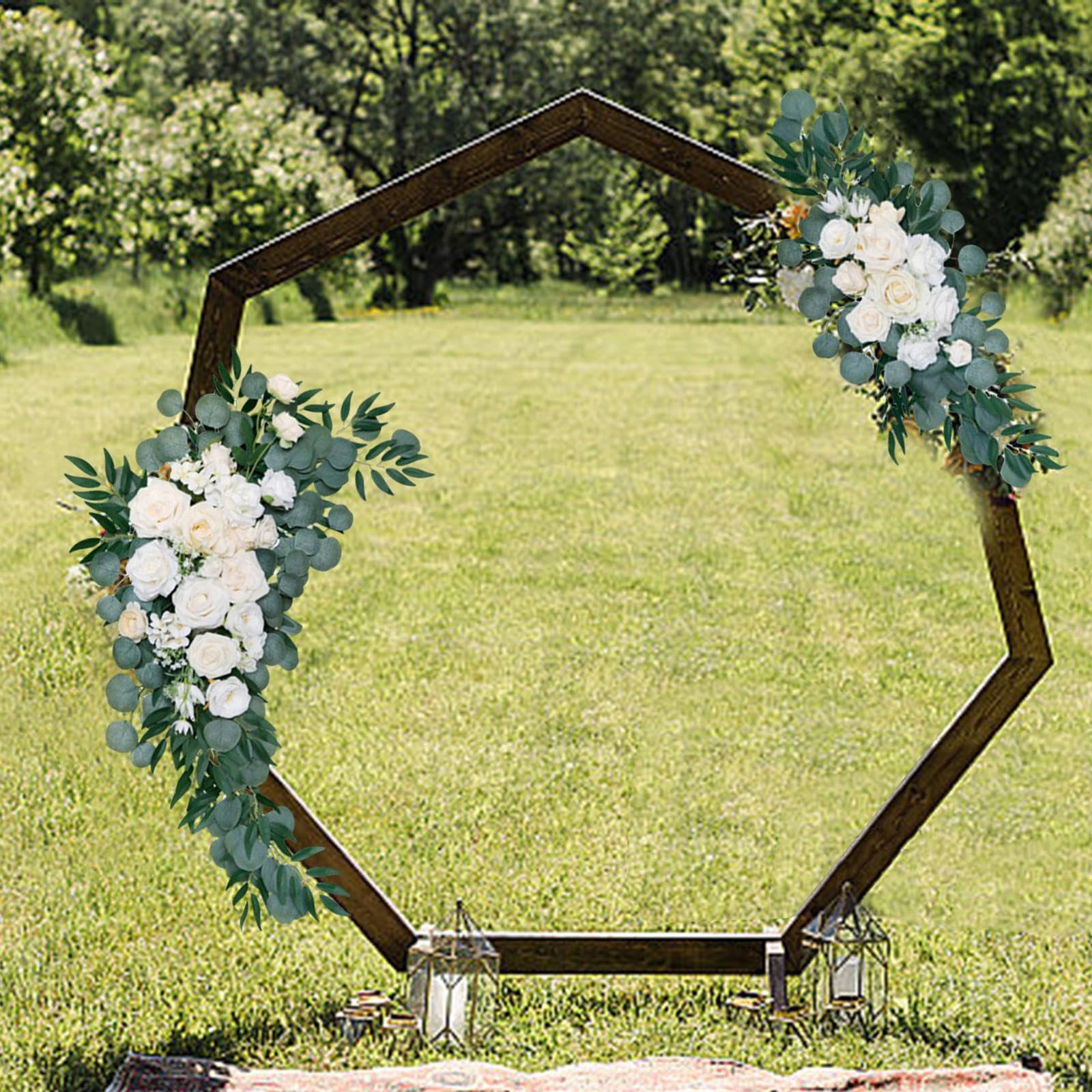 Wunderschöner Blumengirlanden Bogen für Hochzeitsbögen – verwandelt Innenräume in atemberaubende Blumenarrangements und bereichert Veranstaltungen. Lebendige und fröhliche Blumengirlanden