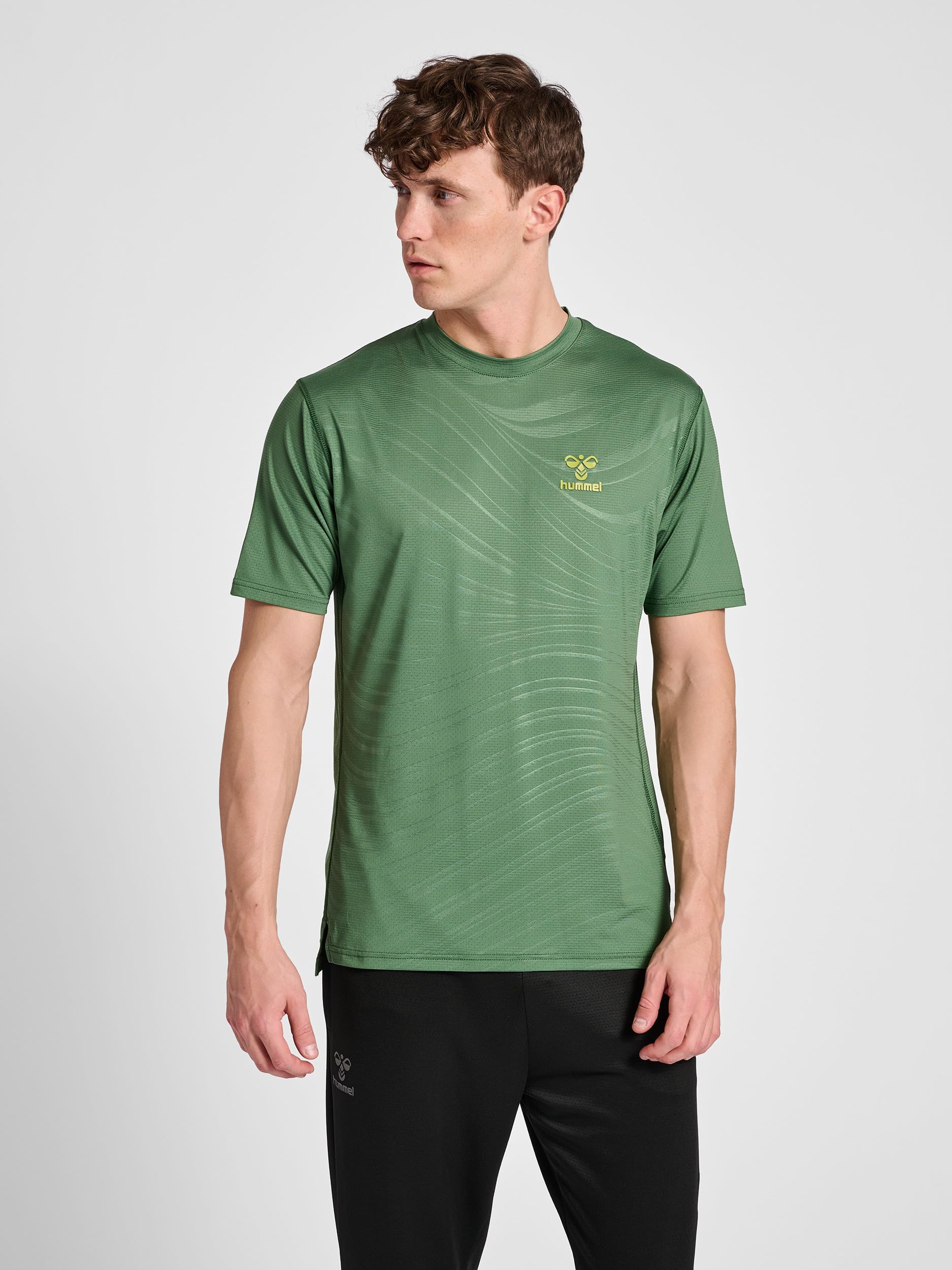 hummel Hmlongrid Poly Tee S/S Maglietta Uomo