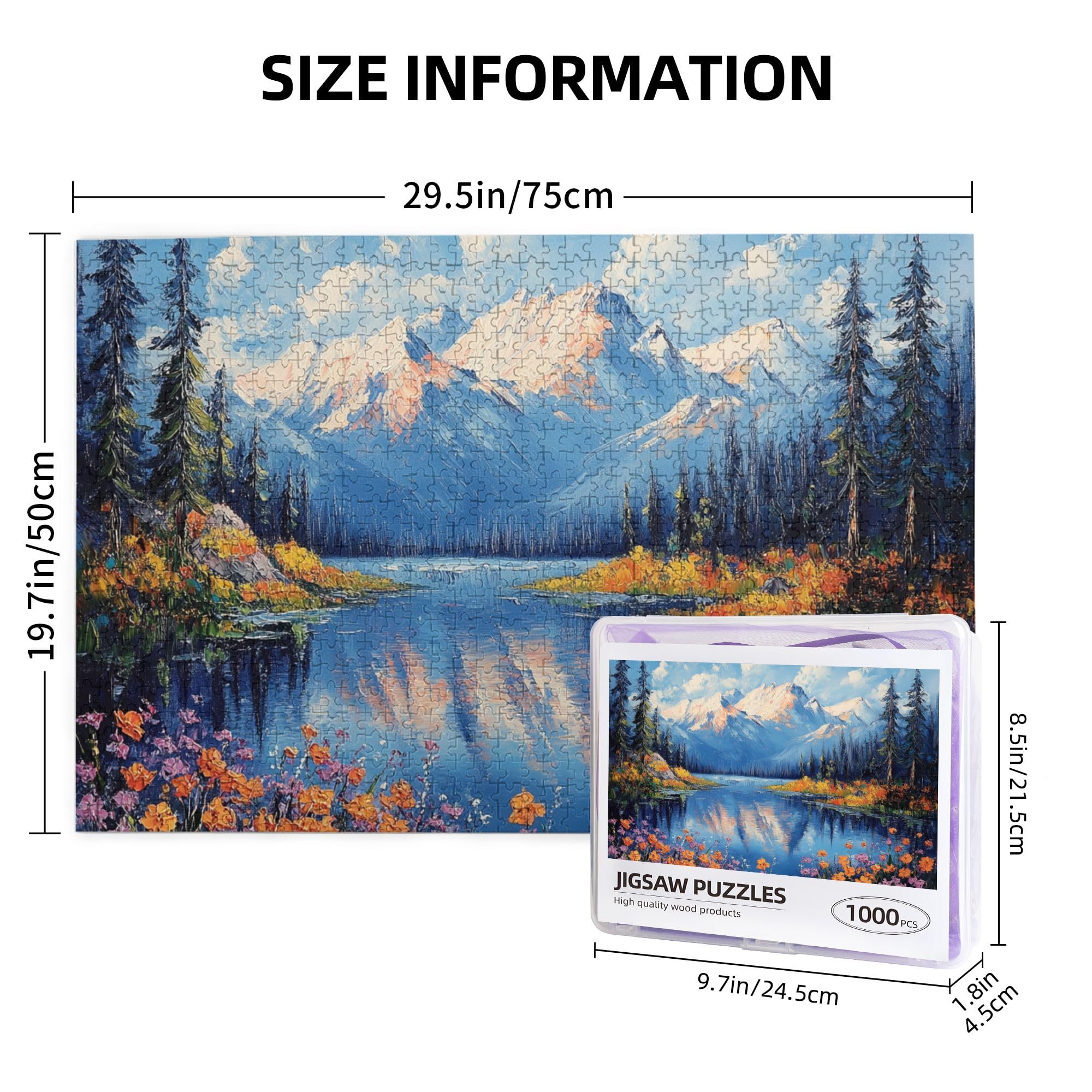 Amazon.com: Vextrovia Landscape Painting Puzzle for Adults 1000