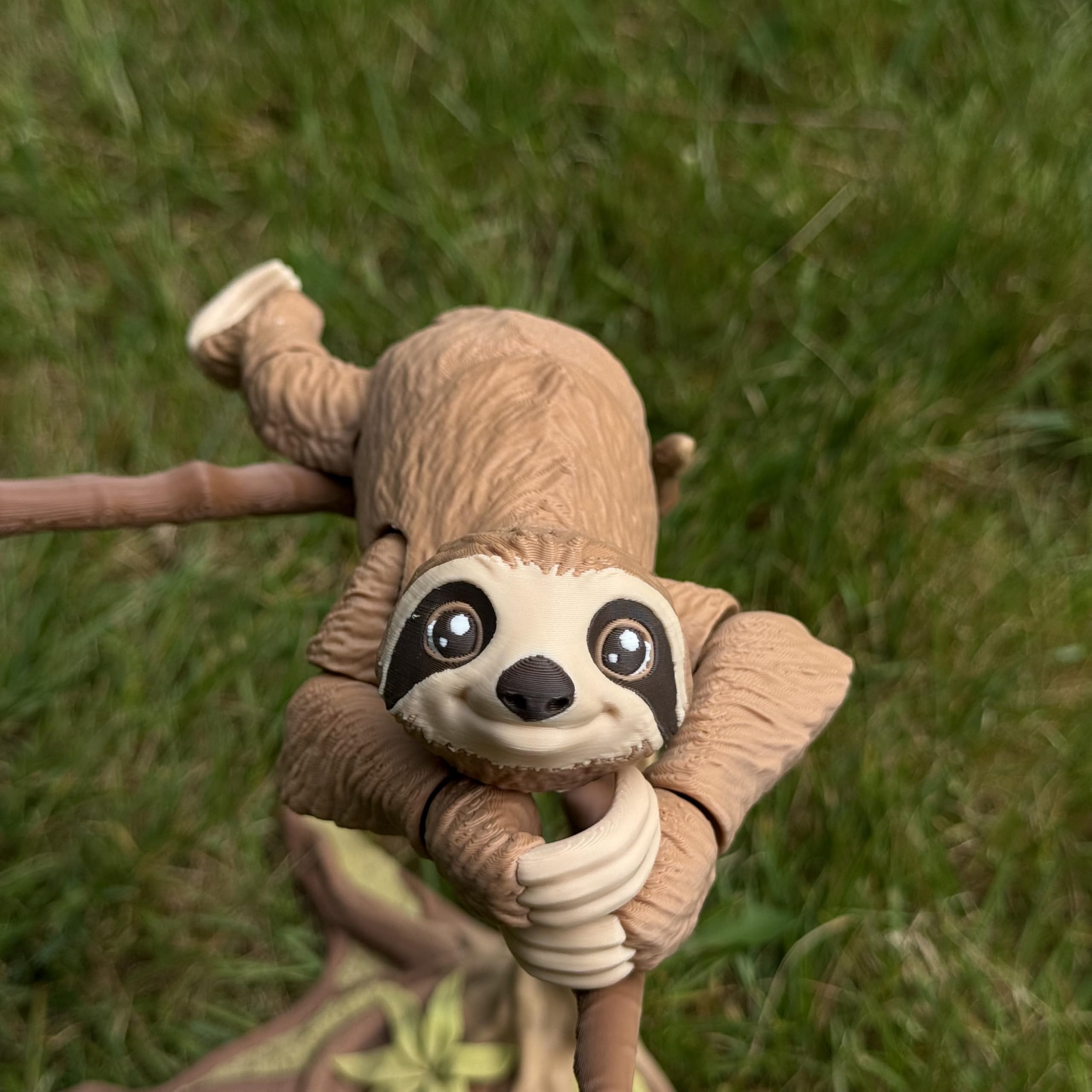 Charming Sloth | Flexible Sensory Toy | Fidget | Articulated Pet (Small - 4.5") - Image 2