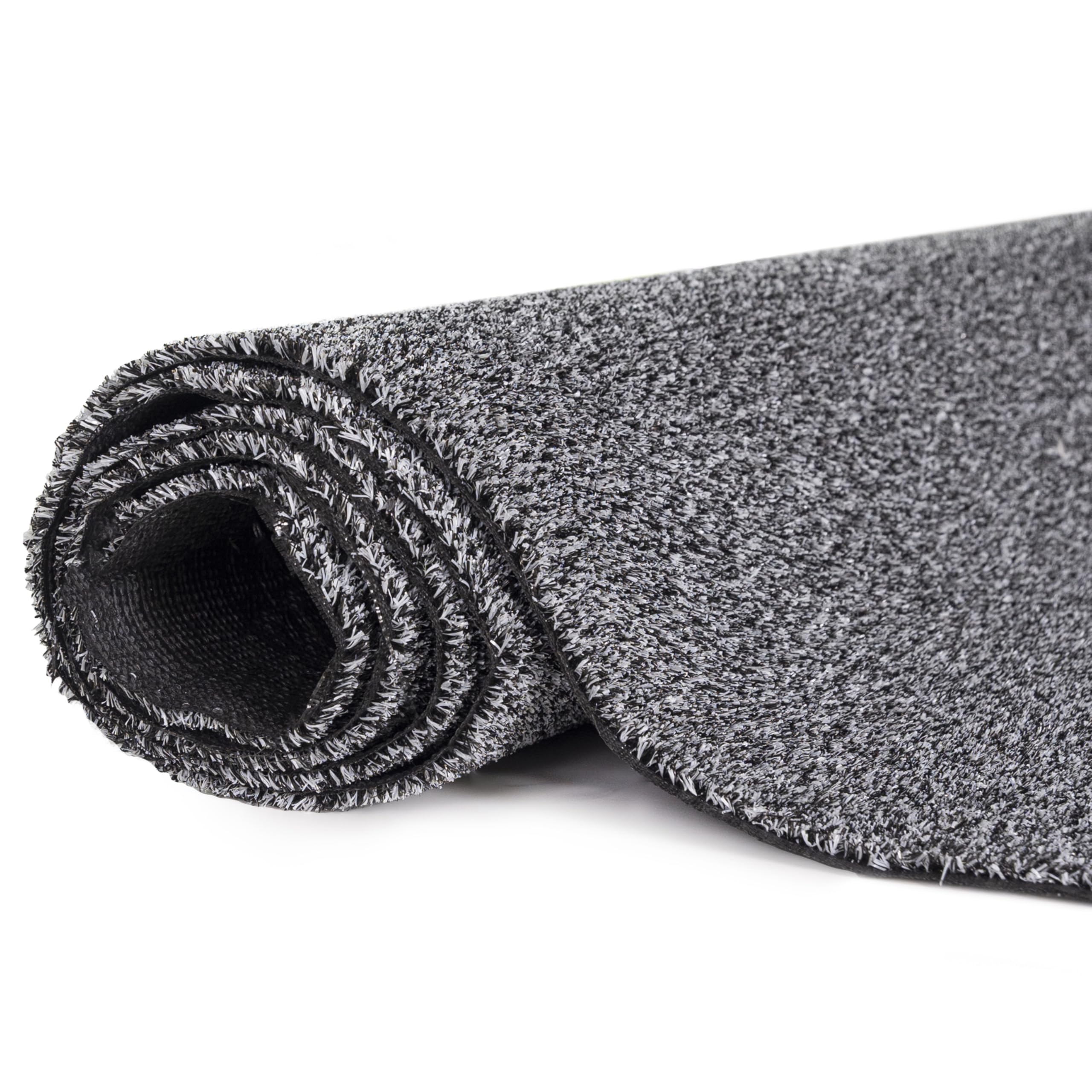 Mazovia Césped Artificial/Estera Gris Impermeable, Antideslizante para Balcón, Terraza, Patio, Pabellón por Metro, Resistente a la Intemperie - 200 x 300 cm