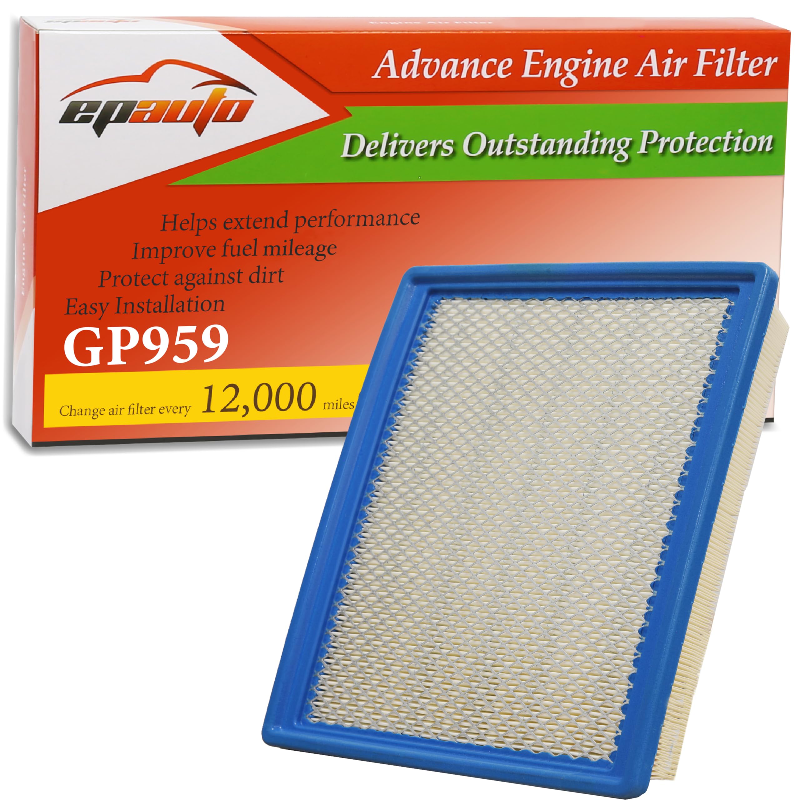 EPAuto GP959 Engine Air Filter