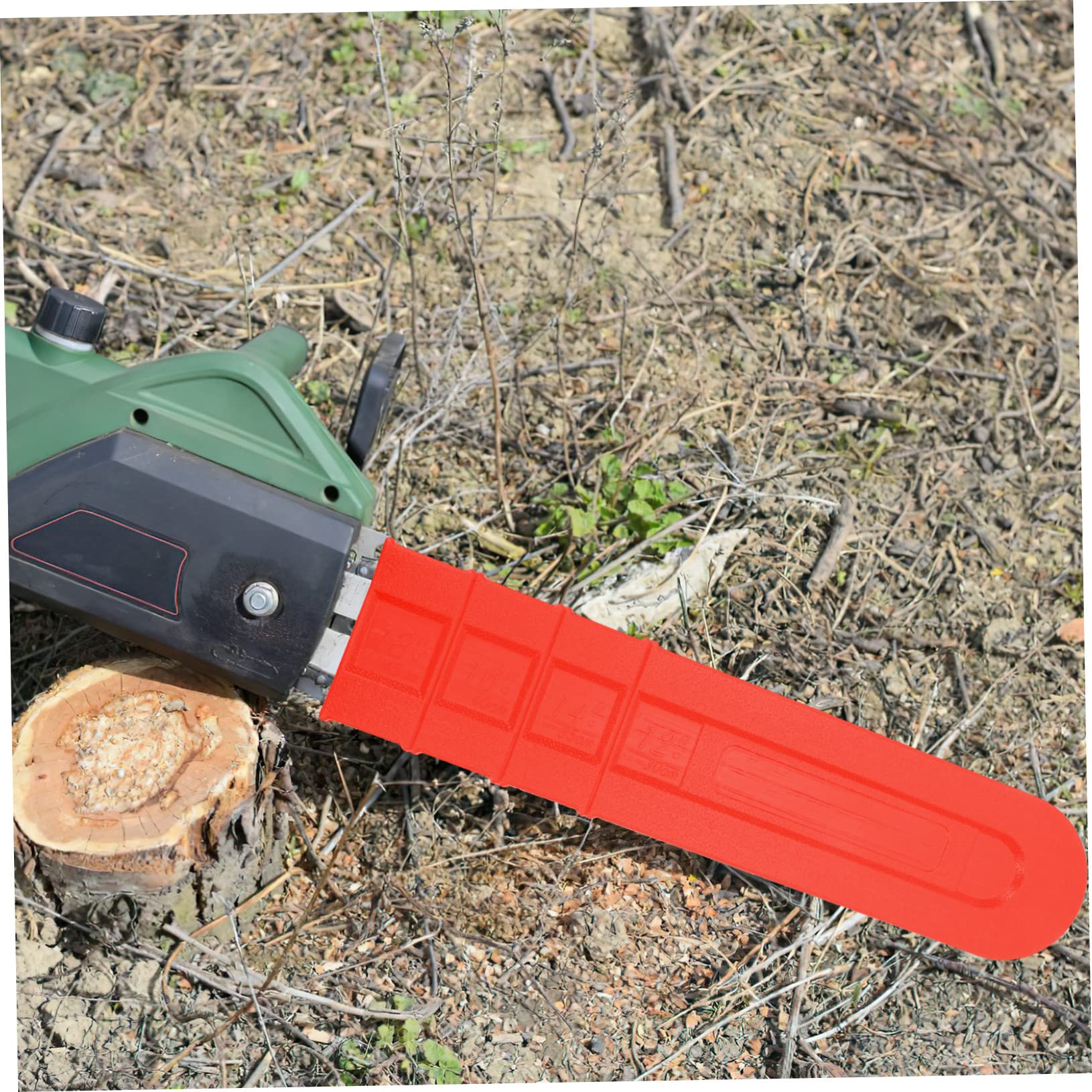 Copertura Protettiva per Guide della Motosega Accessorio per Proteggere la Motosega 8 Pezzi Facile da Usare in Plastica Rosso in Giardino