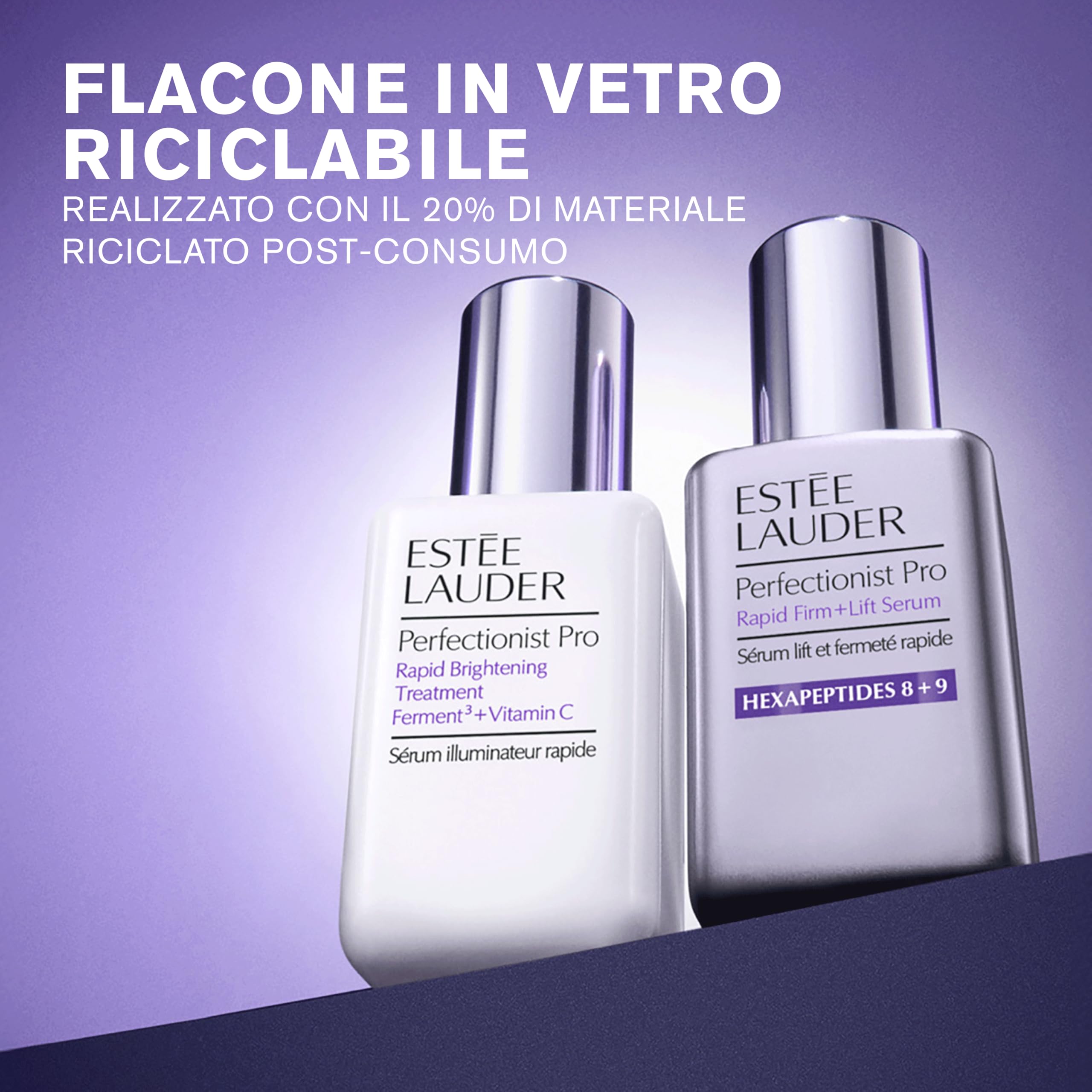 Estée Lauder Perfectionist Pro Rapid Brightening Treatment Face Serum with Ferment3 + Vitamin C - Siero viso antimacchia alla Vitamina C, 30ml