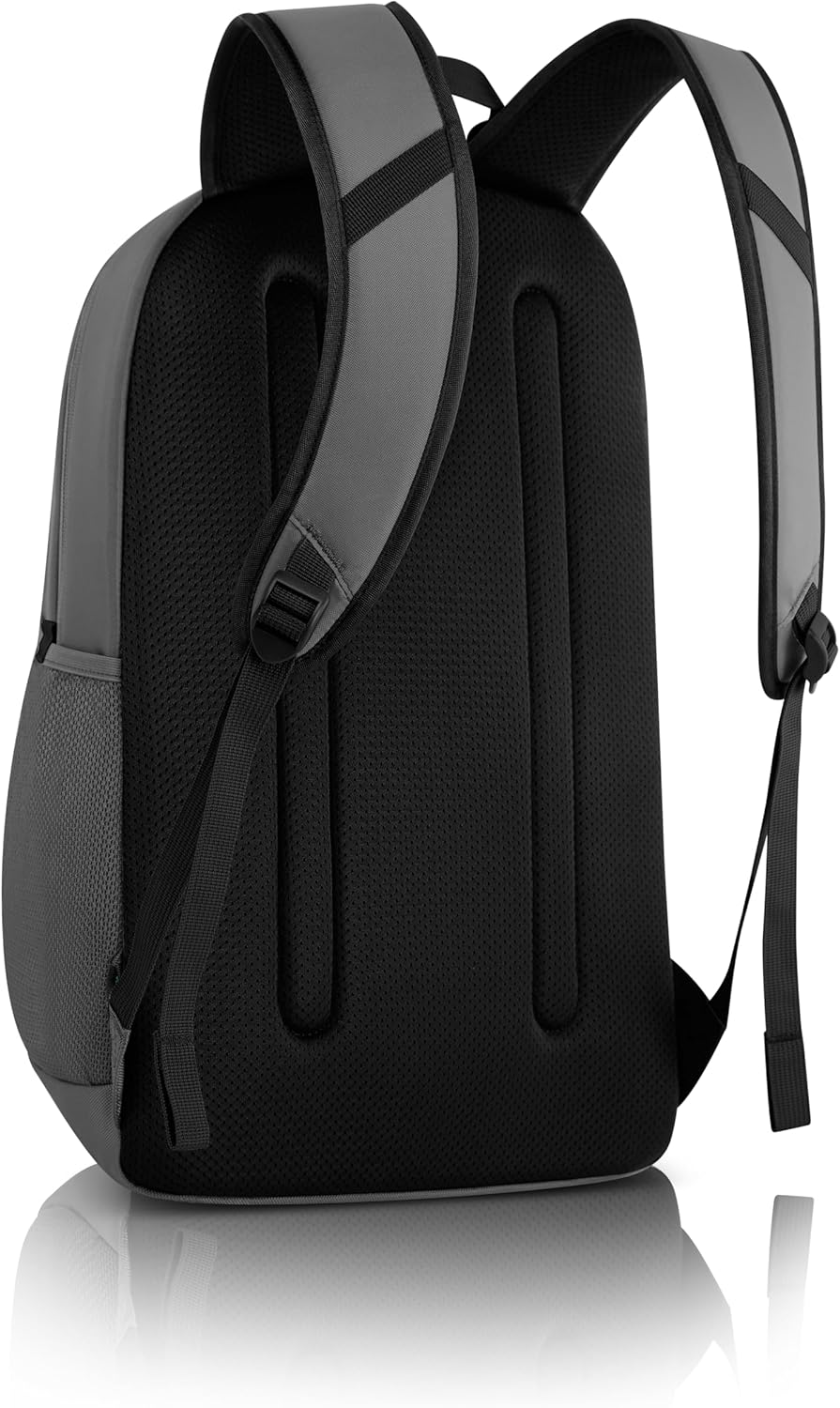 Dell EcoLoop Urban Backpack 14-16 Grey - CP4523G - 100% recycled plastic, 420D fabric, Weather resistant, double zipper closure, padded sleeve, air mesh padded back, 2 side stretch pockets - Image 2