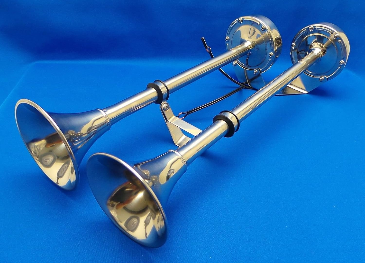 AAA Stainless Steel 12V Double Marine Trumpet Horns Amazon.co.uk
