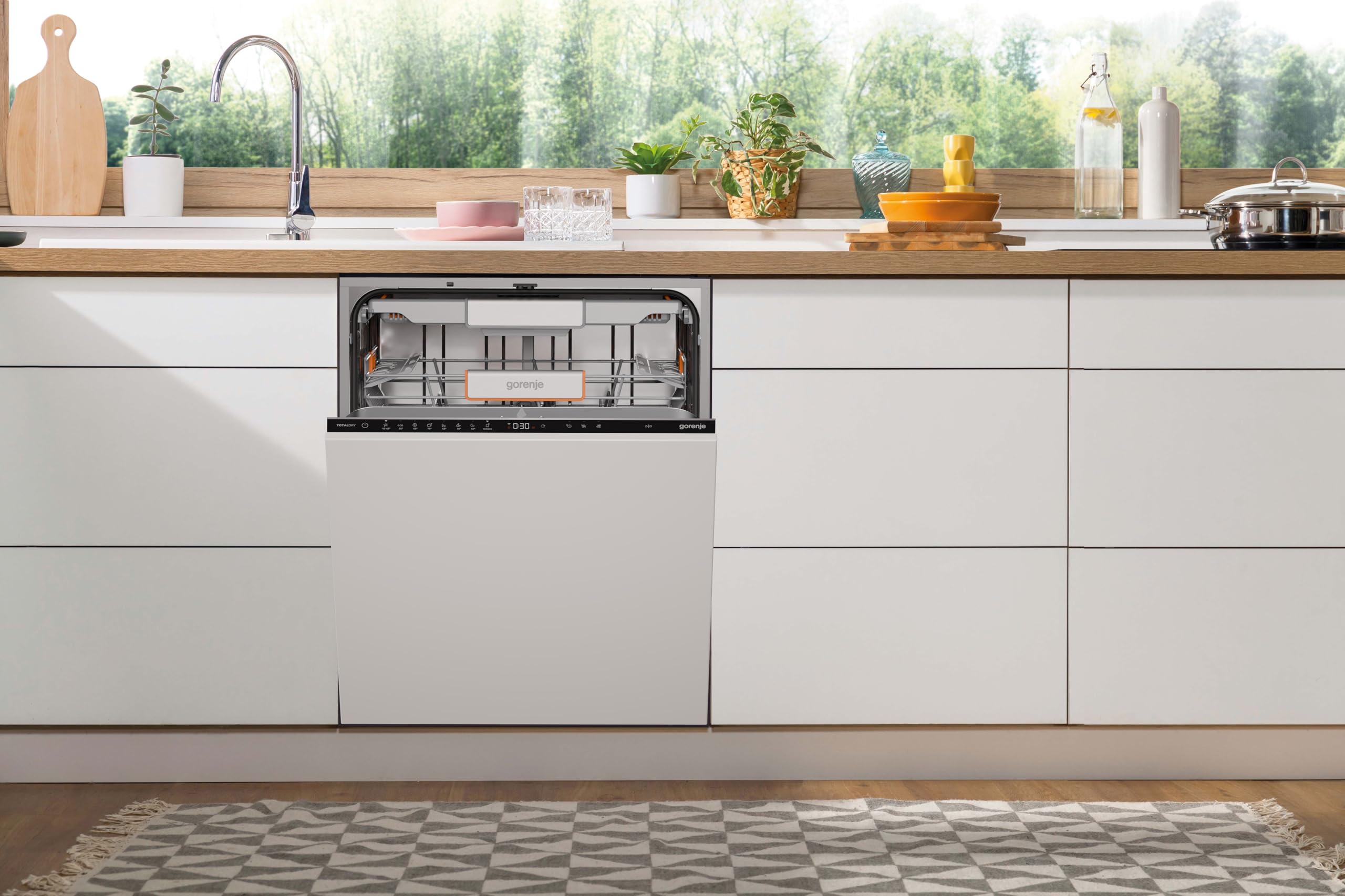 Gorenje ULTRA16BWIFI Geschirrspüler Einbaugerät 60 cm breite 16 Maßgedecke 7 Programme ConnectLife EEK: B