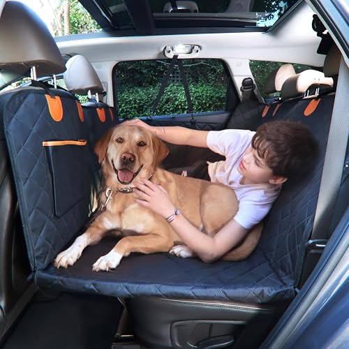 Trio Gato Extensor de Asiento Trasero para Perros. Funda de Asiento de Coche con Parte Inferior Reforzada…
