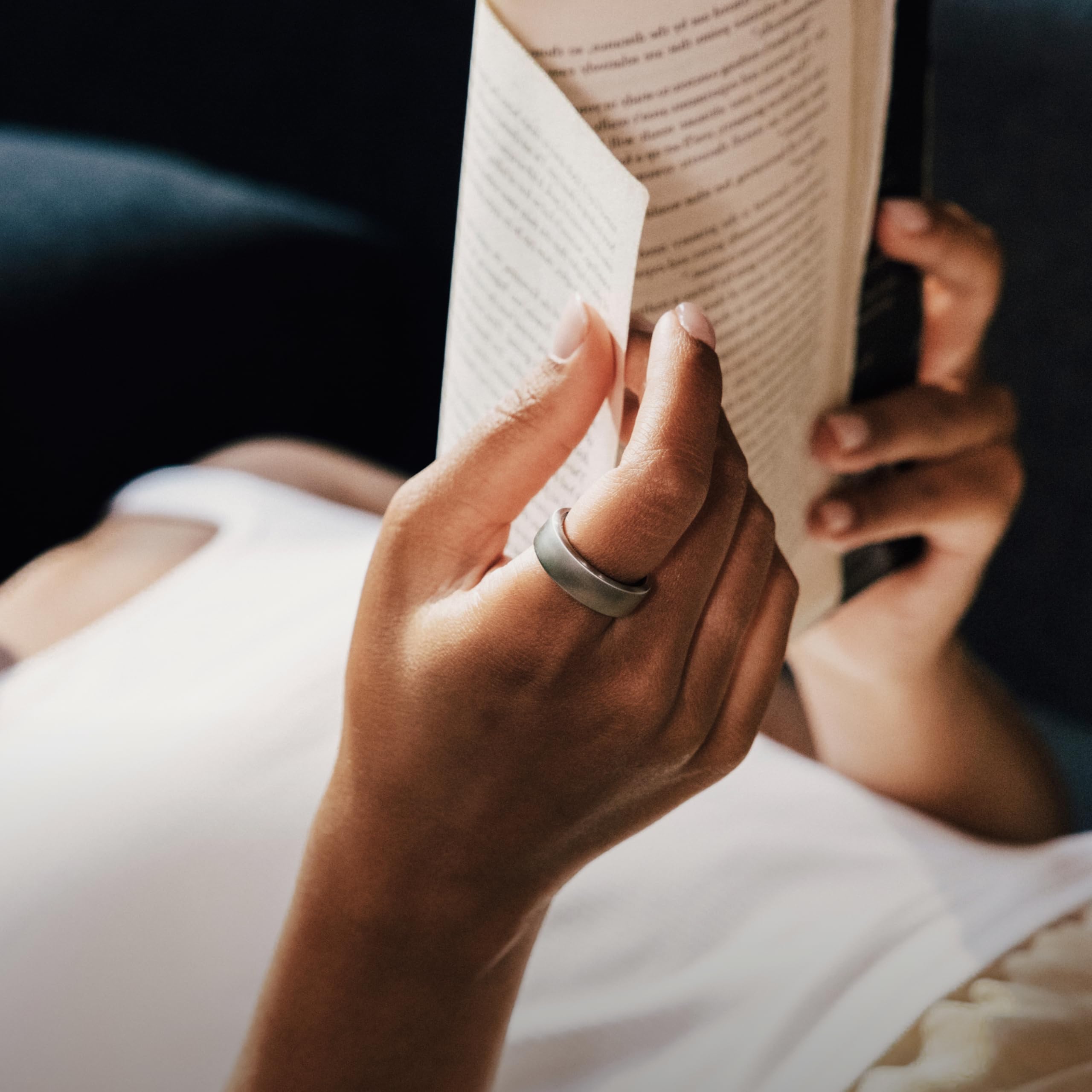 OURA Gen3 Horizon Smart-Ring - Größe 10, Brushed Titanium