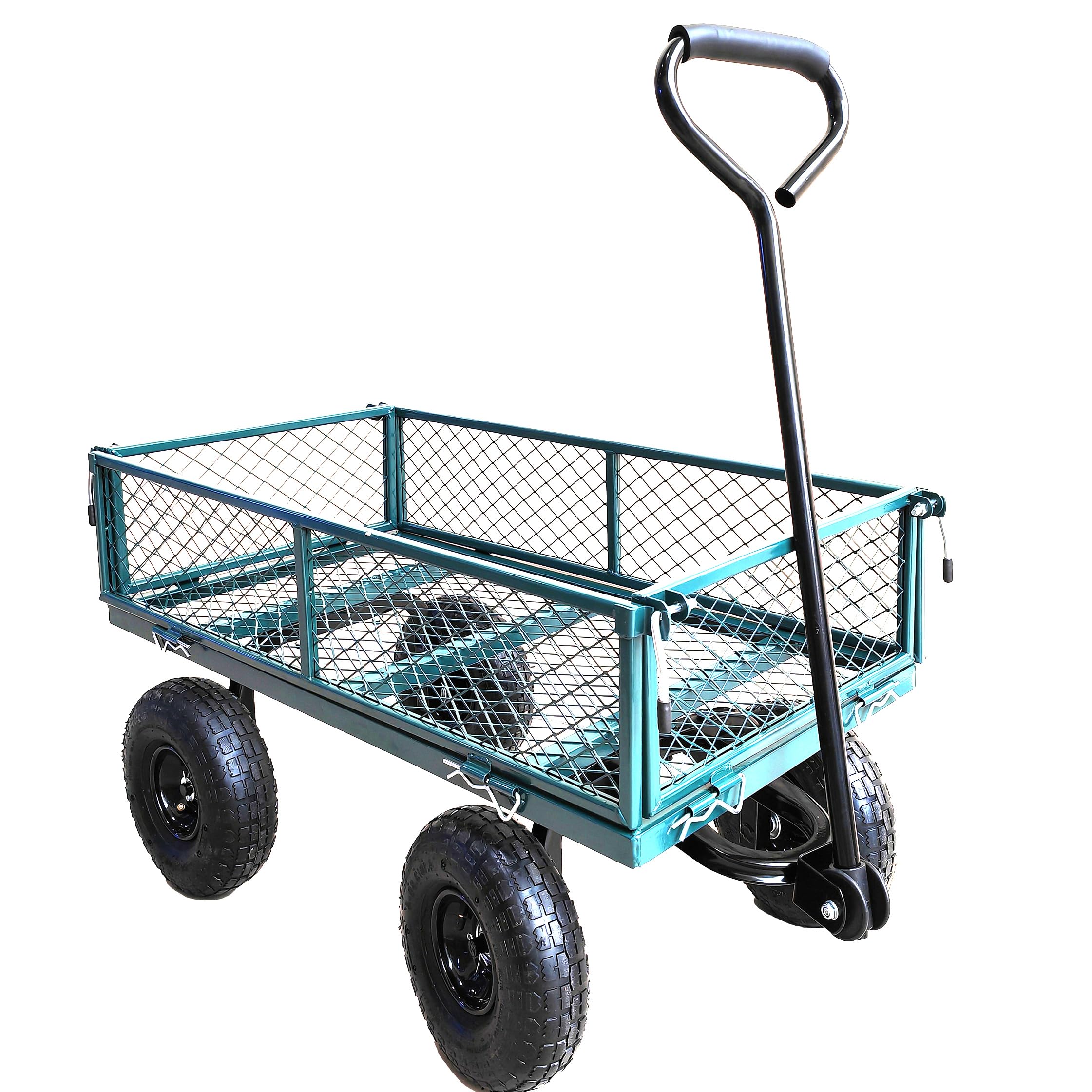 SUNRISE Trolley Folding Hand Truck Foldable Pushcart Dolly for Easy Storage (Wagon Trolley Cart capacity 180kg)