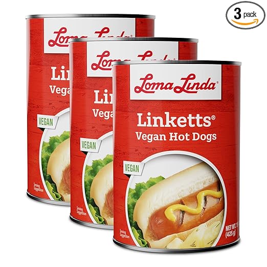 Loma Linda - Plant-Based Meat Substitutes (Linketts 15 oz.), 3 pack)