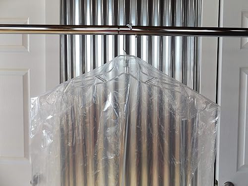 Miniatura 6 de NAHANCO NTP354, Plástico Perforado Poly Garment Bolsas en un Rollo, 12 mil., 54"H x 21" W x 4" D, transparente (rollo de 466)