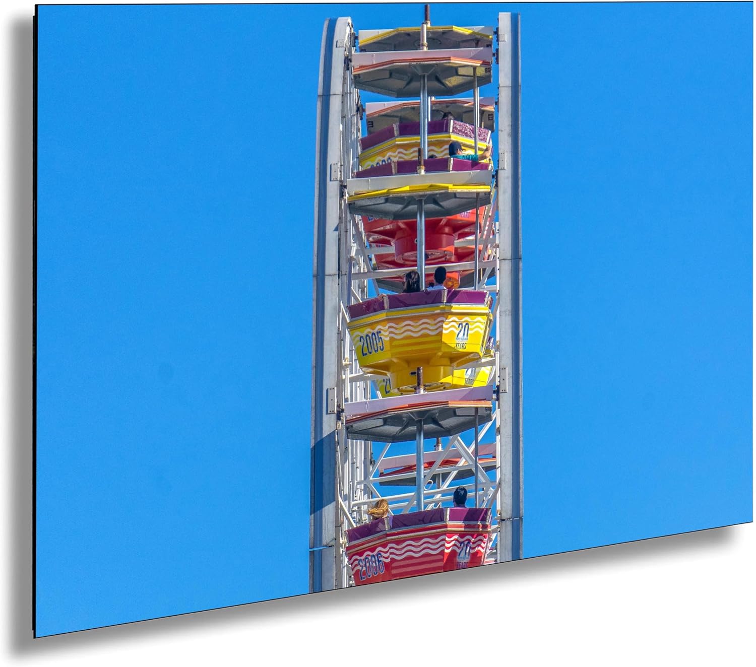 Santa Monica Pier Ferris Wheel Art Print: California Landscape Photography