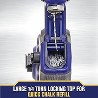 Vista 4 de IRWIN Tools STRAIT-LINE Chalk Line, Speedline Pro Reel, Red, 100 ft. (IWHT48443RC)