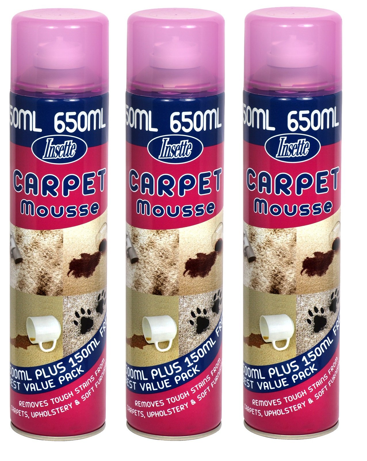 Scotvision3 x INSETTE CARPET MOUSSE 650ML