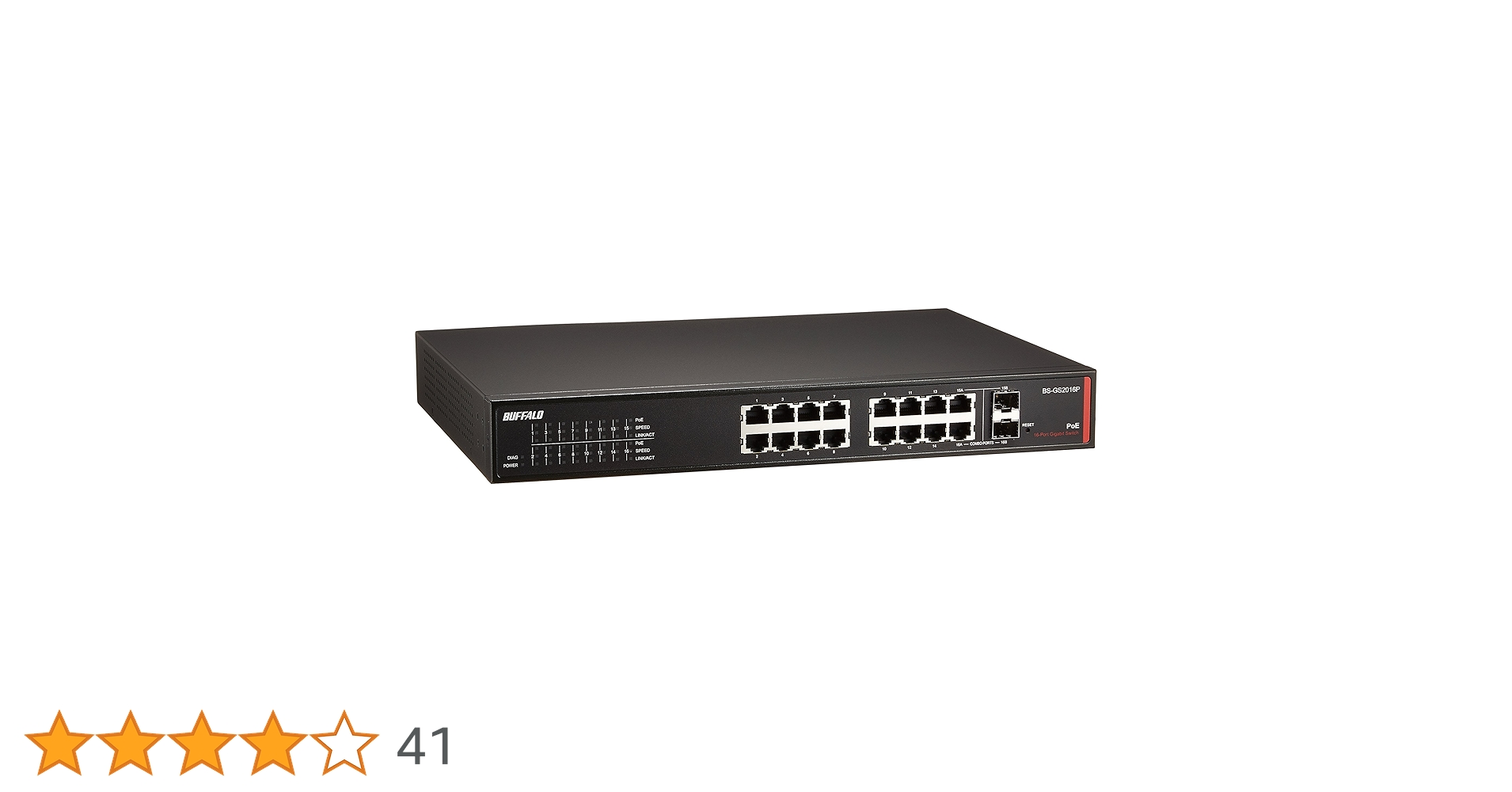 Amazon | BUFFALO レイヤー2 Giga PoE スマートスイッチ 16