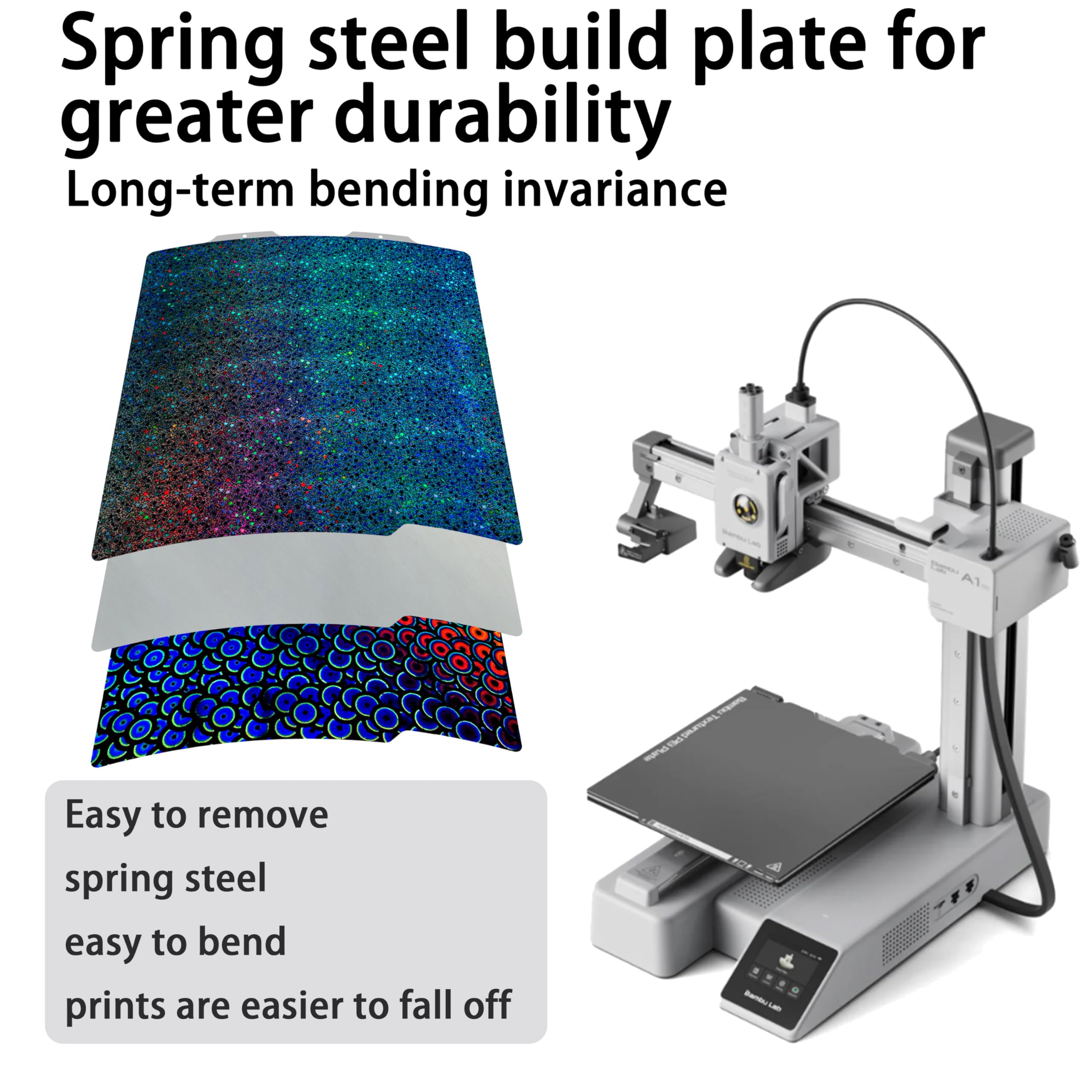 Amazon.com: Build Plate for Bambu Lab A1 Mini: A1 Mini Build Plate