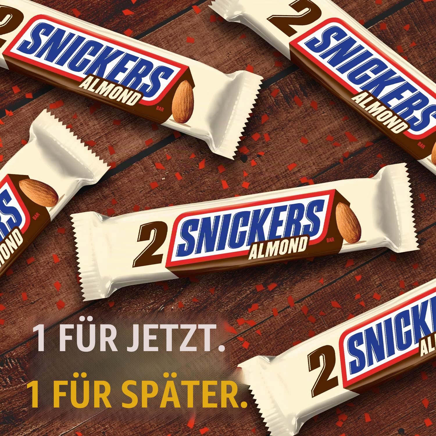 SNICKERS Almond Sharing Size Chocolate Candy Bars 3.23-Ounce Bar 24-Count Box