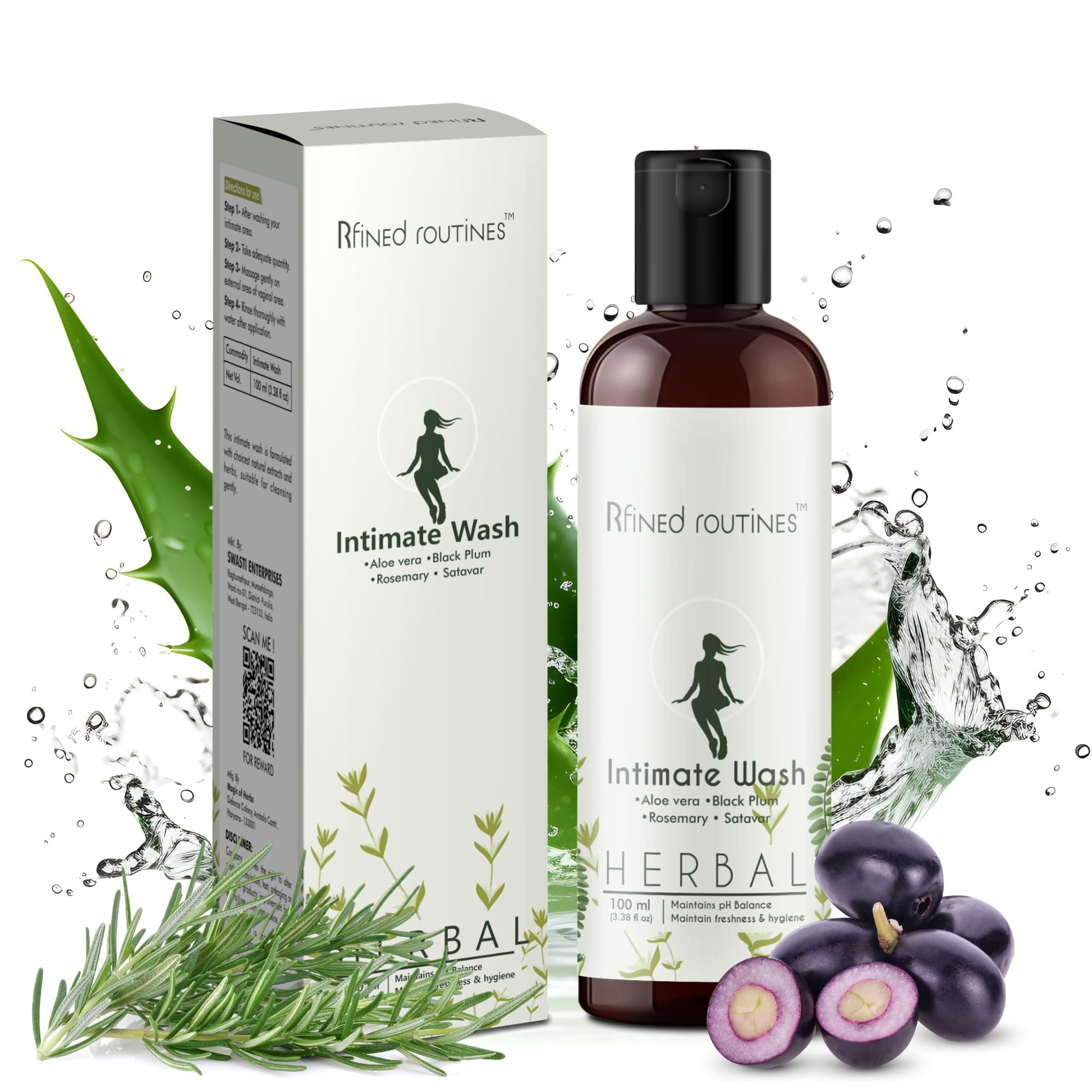 Rfined Routines™Herbal Intimate Wash For Women, Women Intimate Care, Clean And Dry Intimate Wash, Vaginal Wash, Safe Wash, Prevents Itching, Irritation & Dryness, Suitable For All Skin Types -100ml (B0D1JTHKBW) Amazon Price History, Amazon Price Tracker