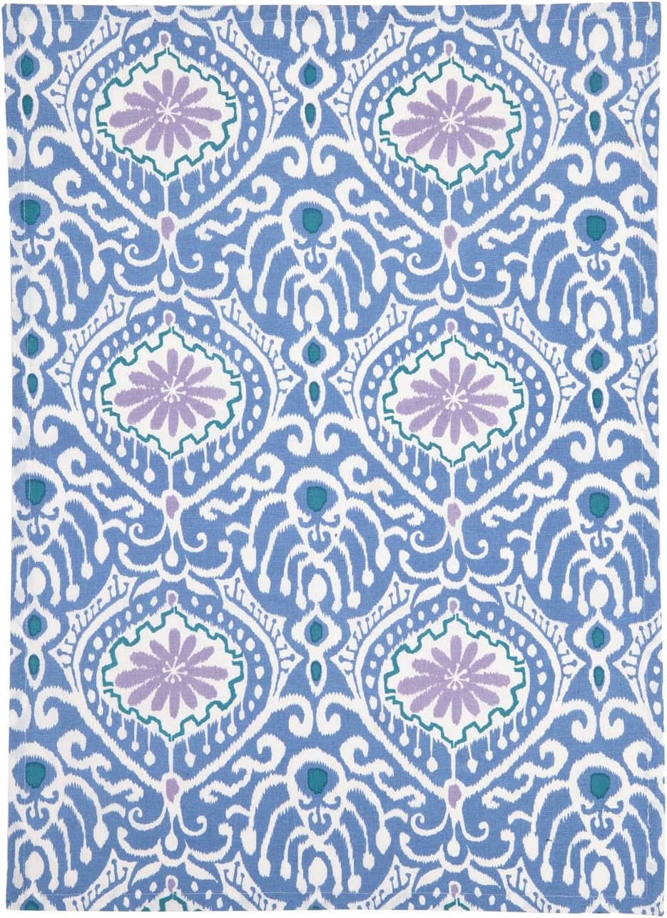 KD Spain Cuzco Floral Kitchen Towel, Blue/Purple