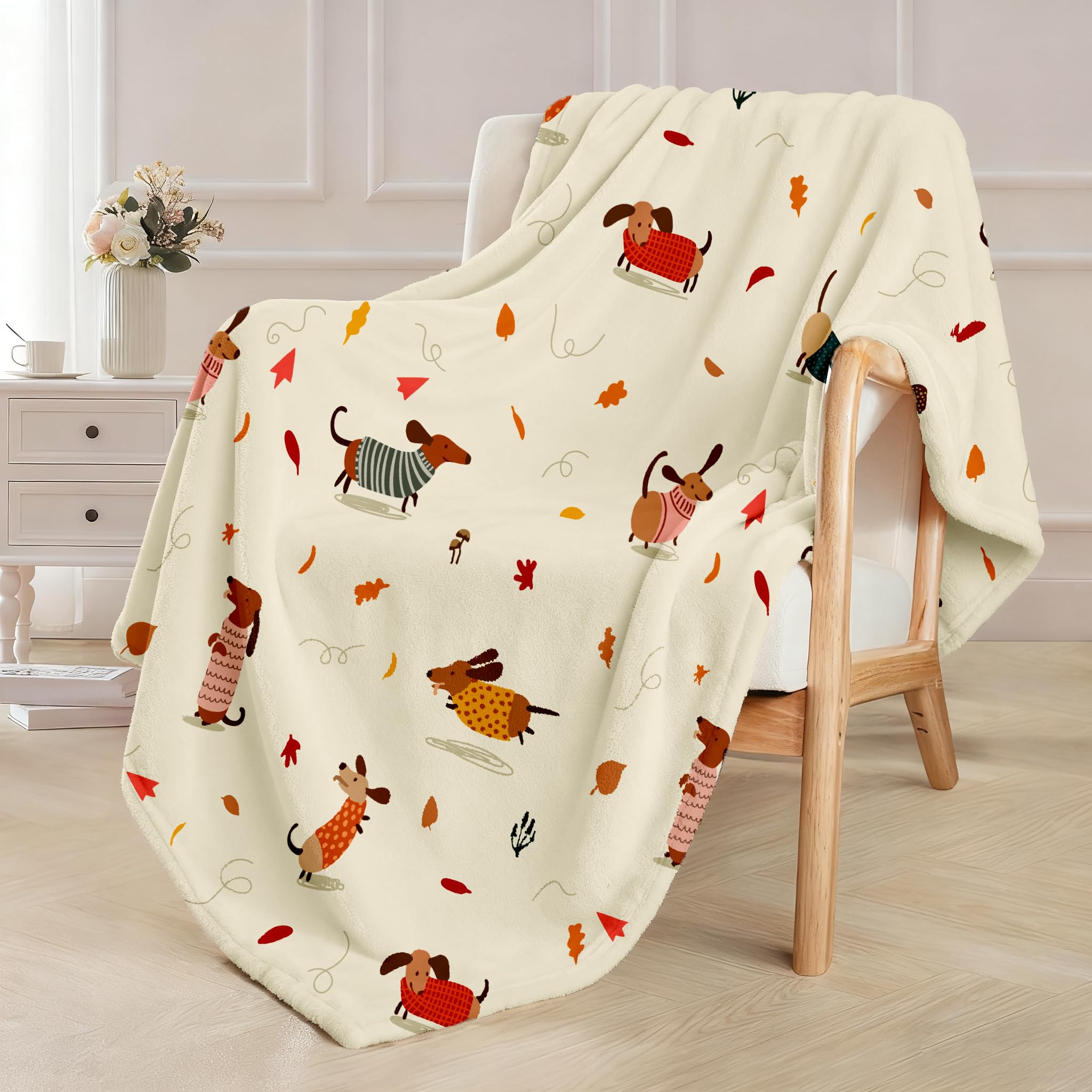 Chickwin Manta Franela para Cama, Mantas para Sofa 120x150 cm, Blanket de Microfibra, Suave, Cálida, Transpirable, Ligera, Estampado Animal Invierno Calentitas