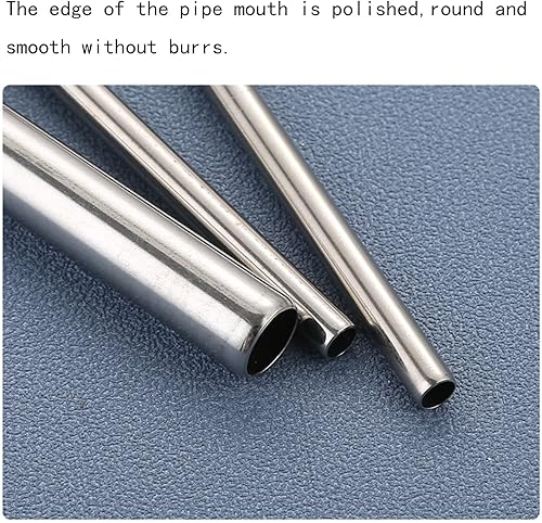 Miniatura 6 de Pajitas de acero inoxidable 304 de grado alimenticio, pajitas de bebida de grado alimenticio, bebidas portátiles para café, leche, té, pajitas