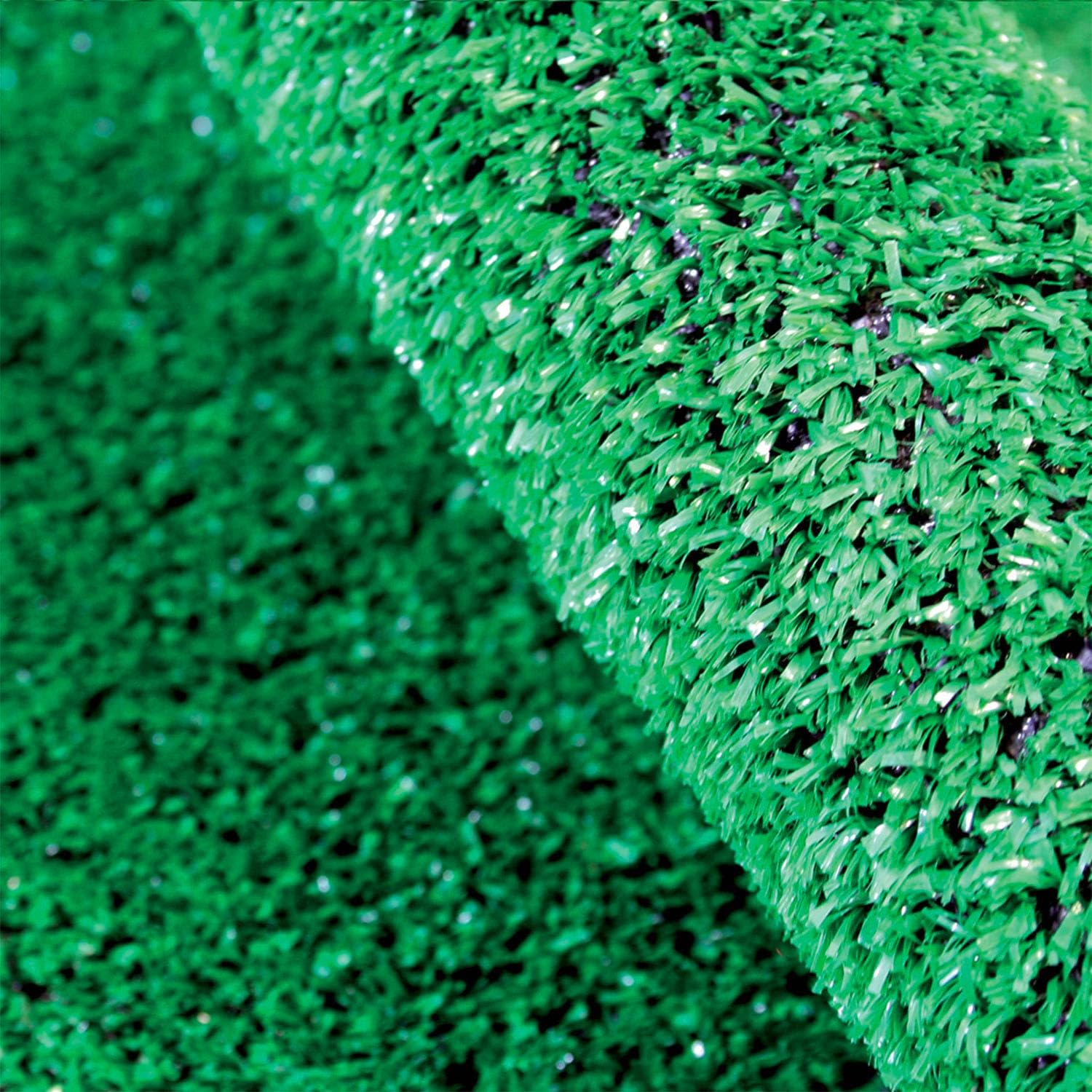 OLIVO.Shop Herbe synthétique, rouleau d'herbe artificielle, synthétique pour extérieur, pelouse synthétique gazon, jardin, terrasse, piscine, 7 mm drain grass green (1 x 20 mt)