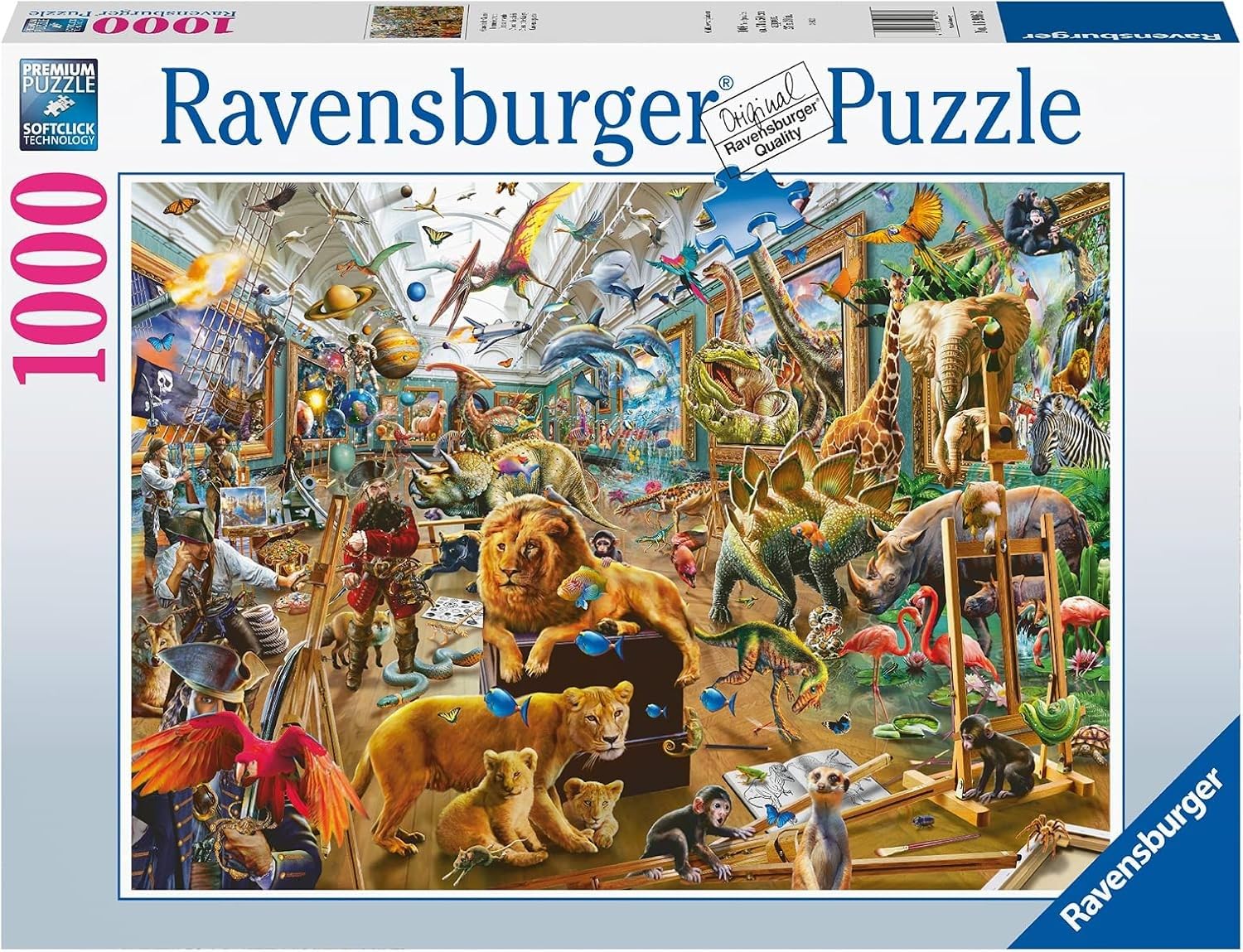 Puzzle 1000 pièces : Les premières lueurs de Paris - Ravensburger - Rue des Puzzles