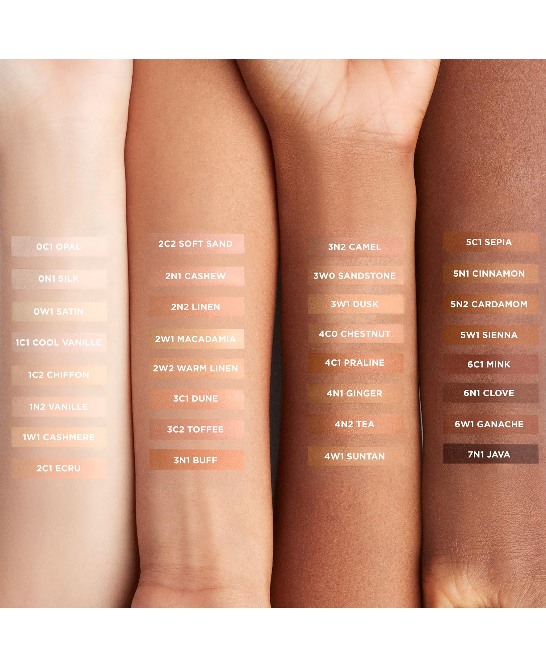 Real Flawless Weightless Perfecting Waterproof Foundation, Medium Coverage Foundation, Buildable Coverage, 12 HR wear, Non-comedogenic, 1oz: 0N1 Silk​ - very fair with neutral undertones (01)