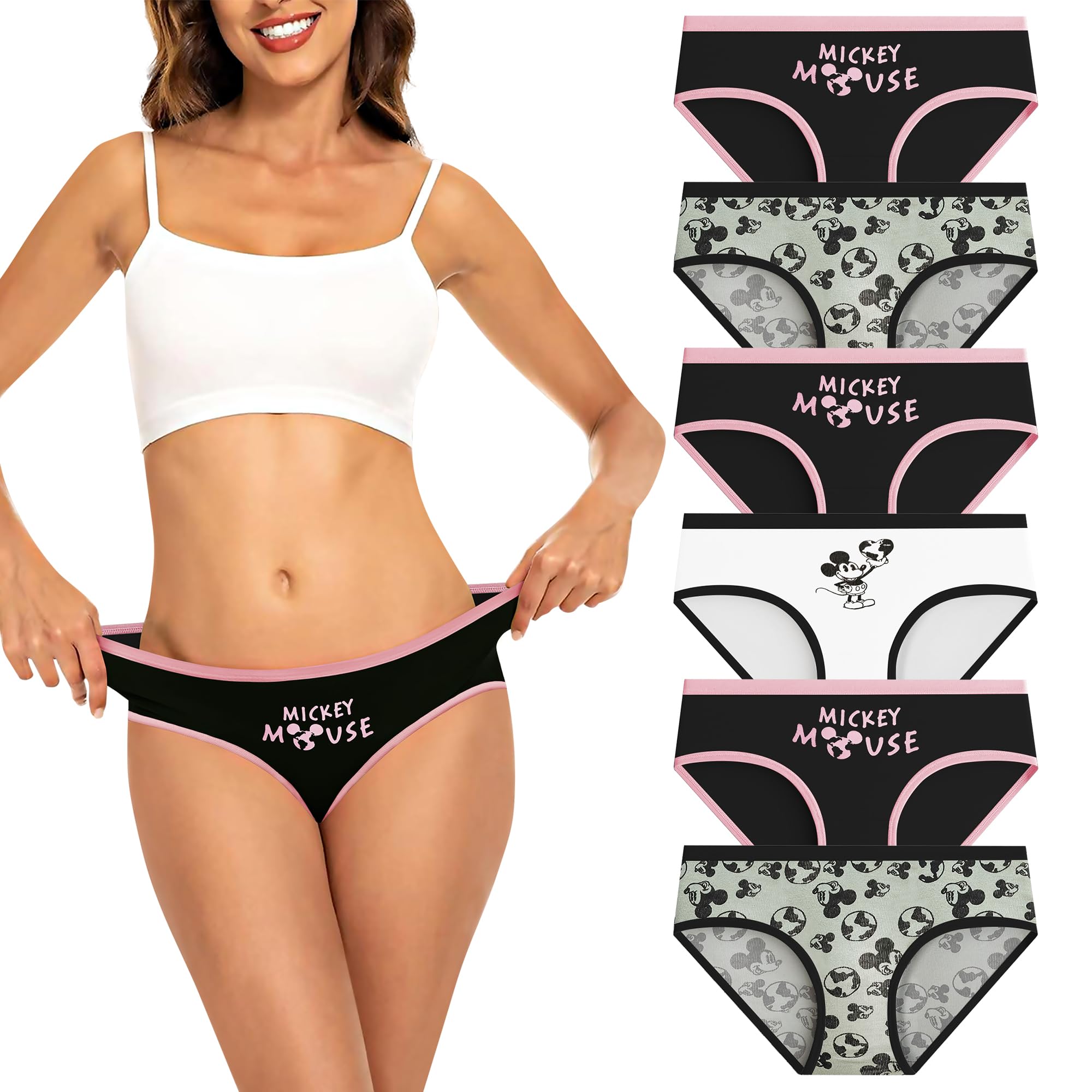 pepperika Women's 100% Stretchable Cotton Bikini Hipster Underwear Brief Panties for Daily Use Combo (Pack of Any Random Colours and Prints)-picture-13