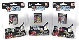 World's Smallest Transformers Bundle Set of 3 Mini Figures - Optimus Prime - Bumblebee - Starscream