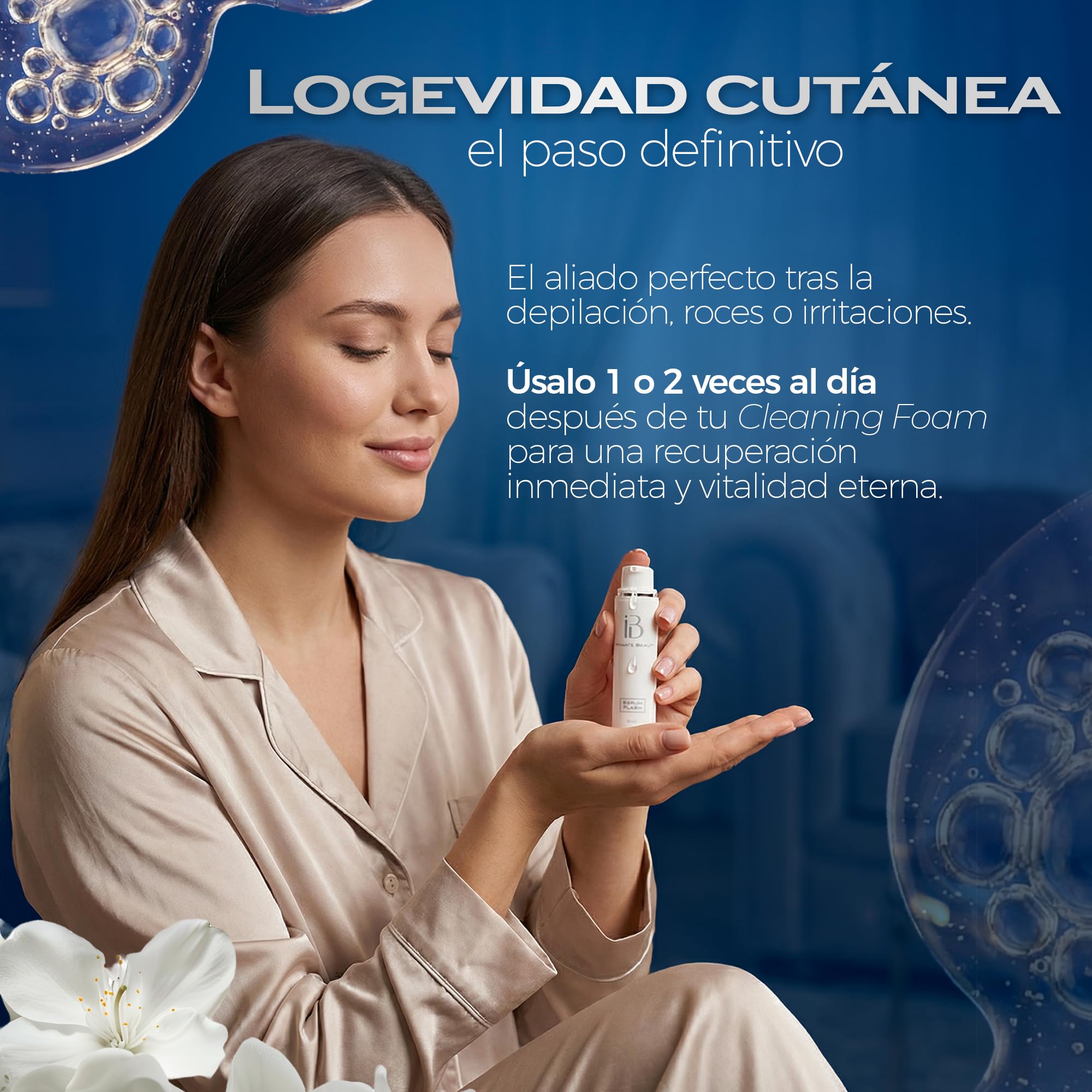 Intimate beauty sérum flash íntimo mujer 15 ml – reafirmante vulvar con ácido hialurónico | efecto lifting inmediato, regeneración celular y testado ginecológicamente