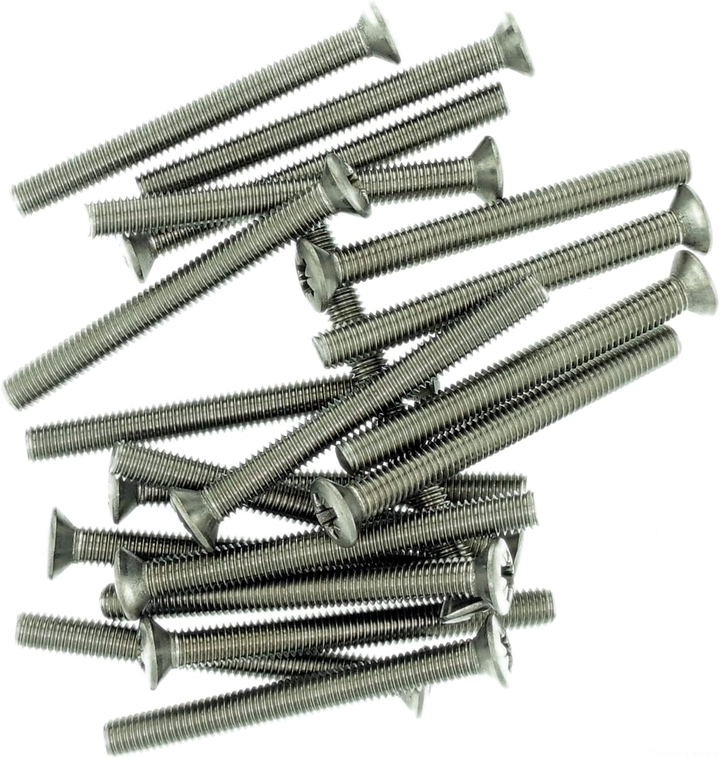M5 (5mm x 30mm) Pozi Raised Countersunk Machine Screw (Bolt) - Stainless Steel (A2) (Pack of 20), M5x30 - A2 (20)