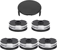 Yweller Pótorsó Szett Parkside LIDL Fűszegélynyíróhoz - 6 db Cserélhető Damil PRT 550 A1/A2/A3/A5/B6 és PRTA 20-Li Modellekhez, 1,6mm x 5m 1