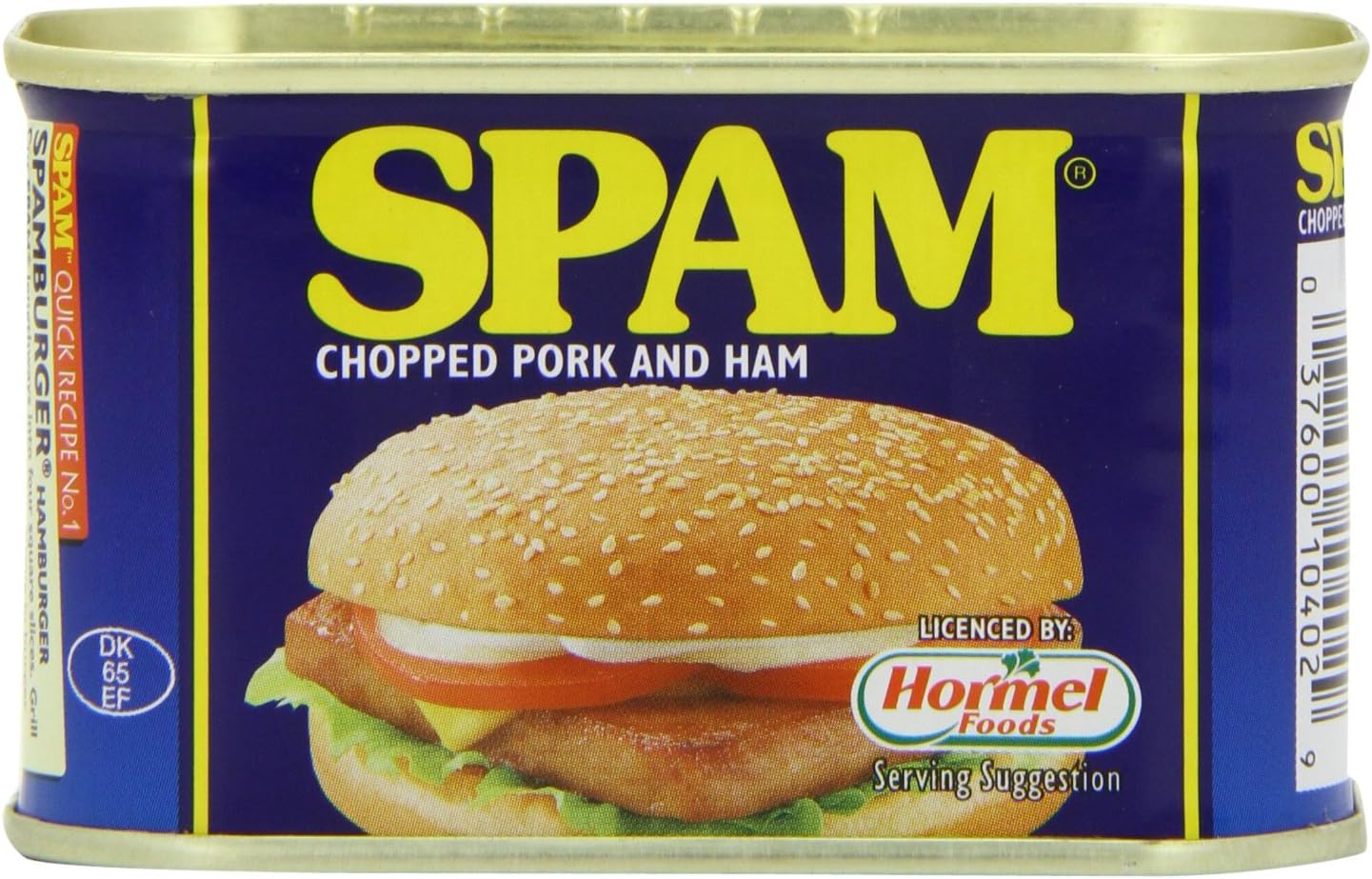 SPAM Original Chopped Pork and Ham 200 g (Pack of 6)