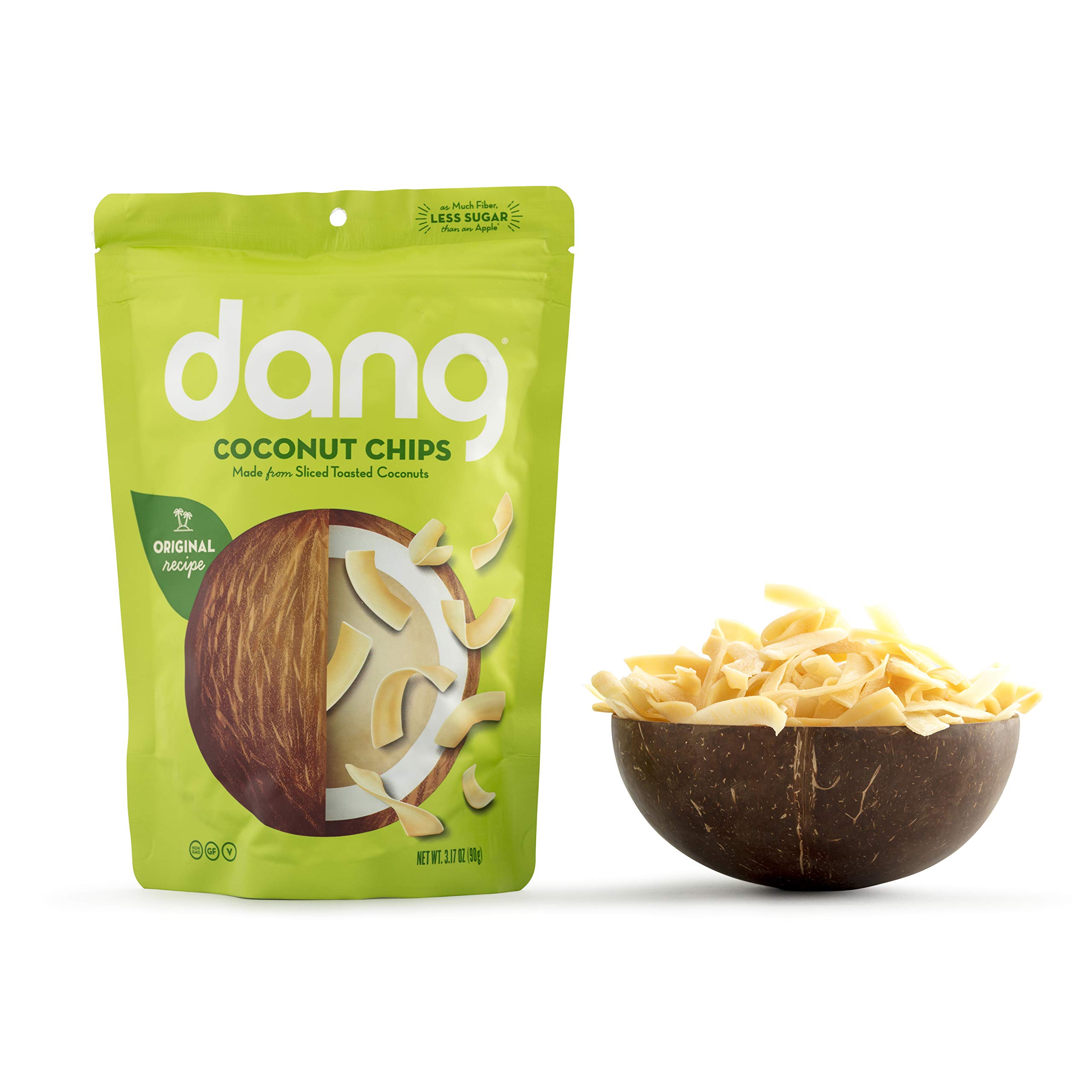 Dang Toasted Coconut Chips Original 1 Pack Vegan, Gluten Free, Non GMO, Unsweetened