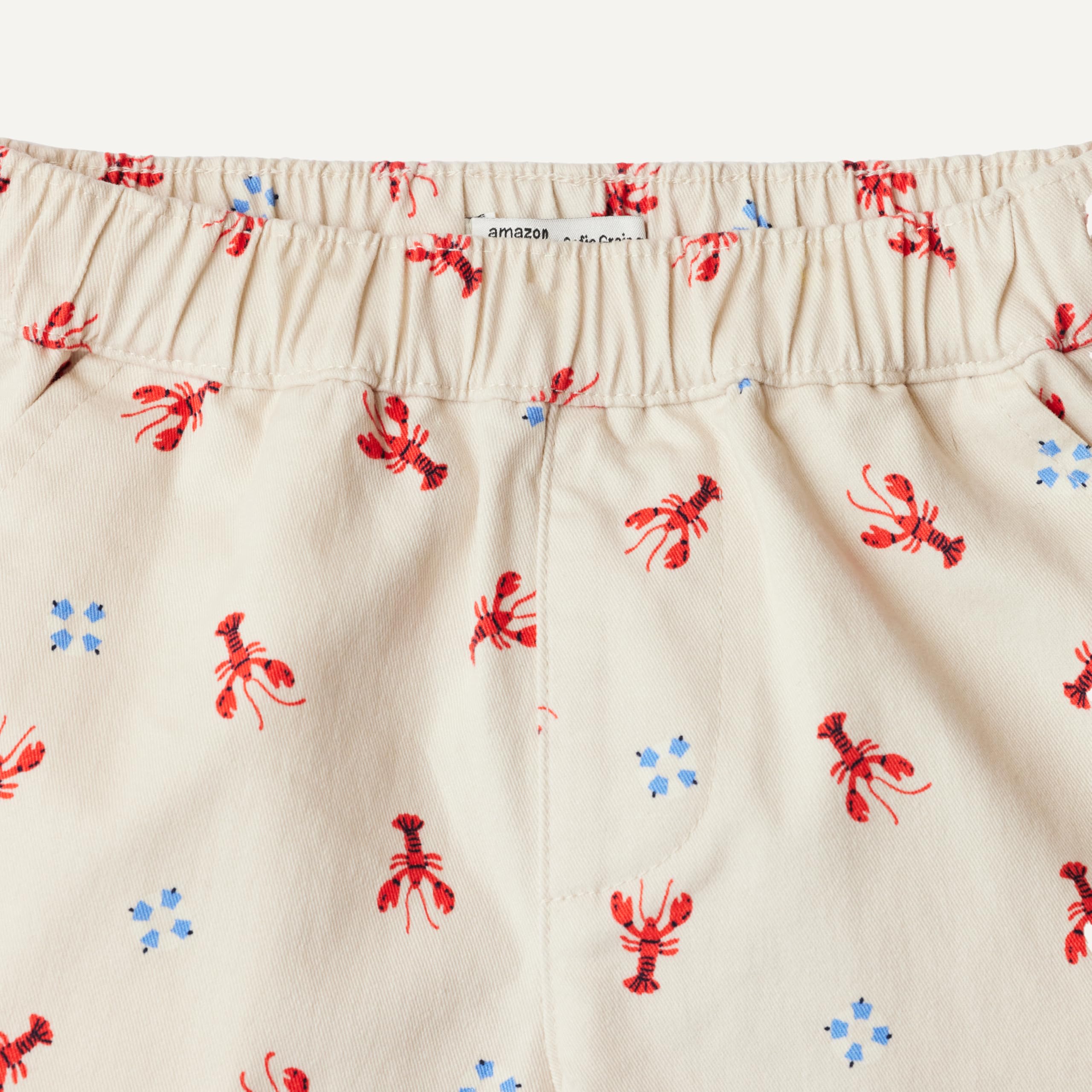Amazon Essentials x Sofia Grainge Pantalones Cortos de Sarga de Algodón sin Cordones Unisex Bebé — view 2