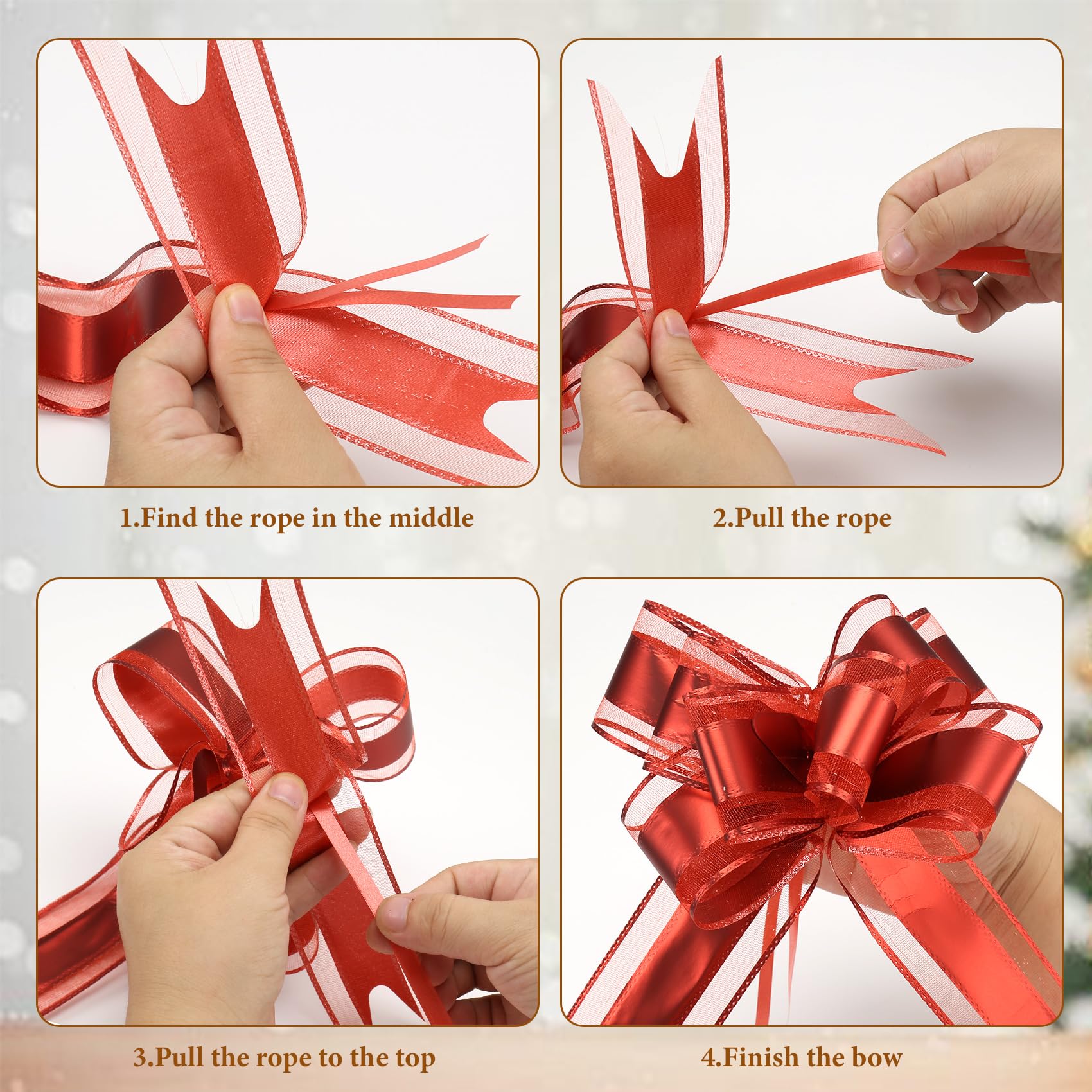 Micvtve Set di 2 cesti regalo, kit per creare il proprio cesto regalo con fiocchi, sacchetti di cellophane, biglietti di auguri, carta sminuzzata e cesto regalo vuoto, da utilizzare per compleanni